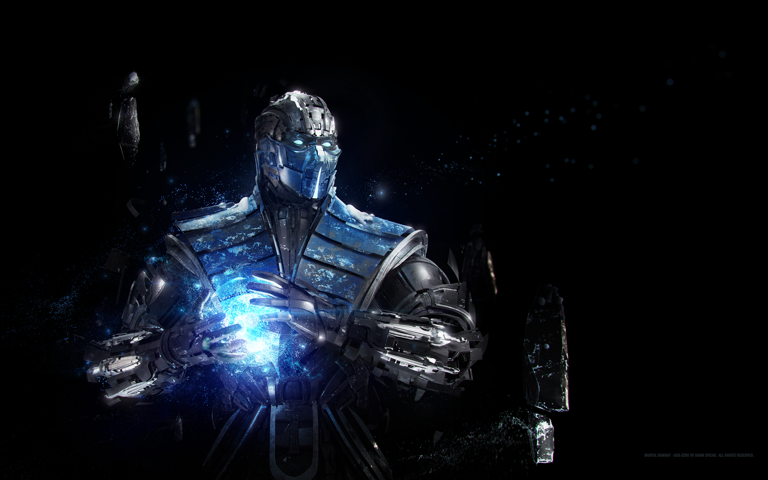 Sub Zero Mortal Kombat Video Games 2560x1600