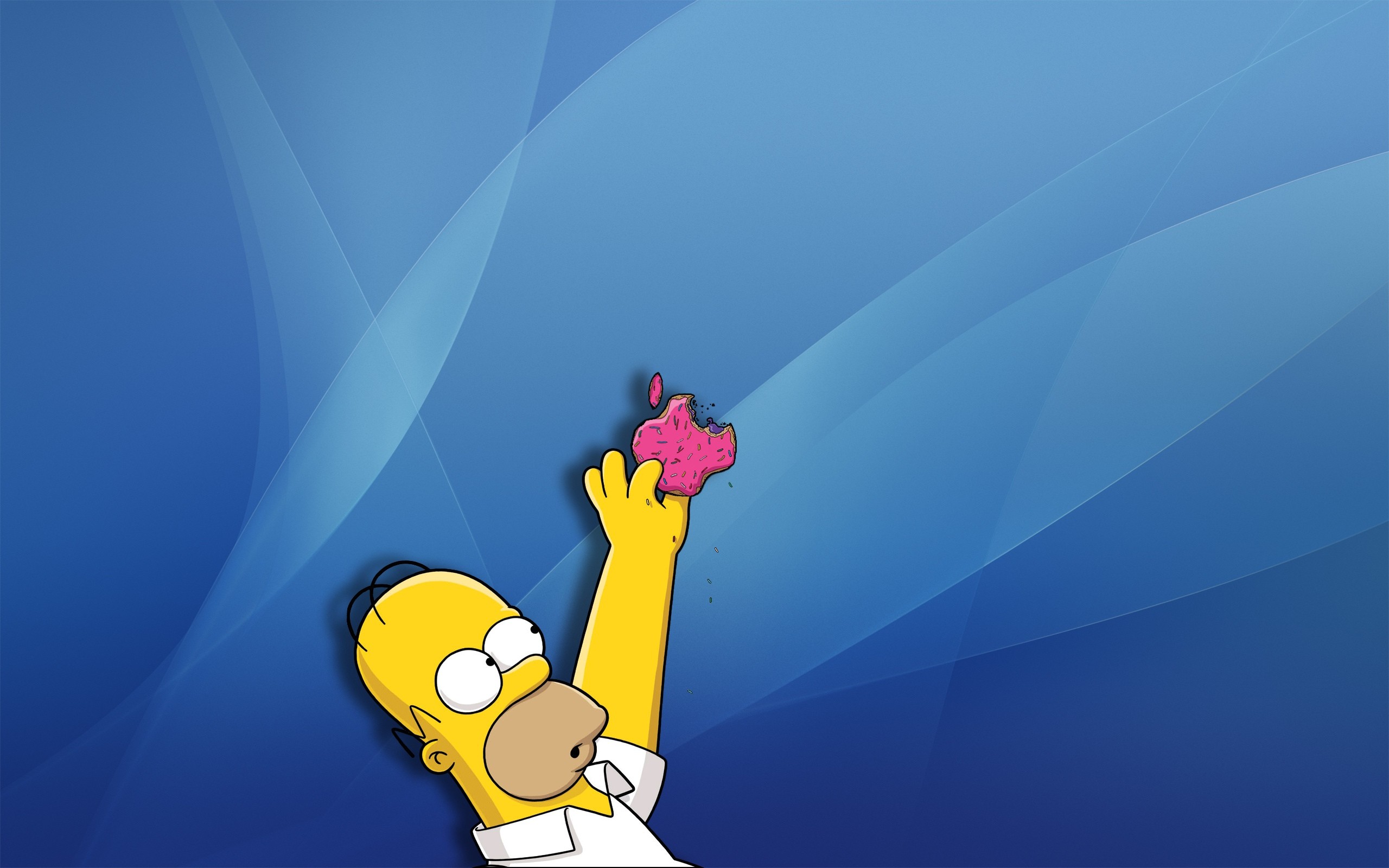 Homer Simpson Apple Inc Imac Humor 2560x1600