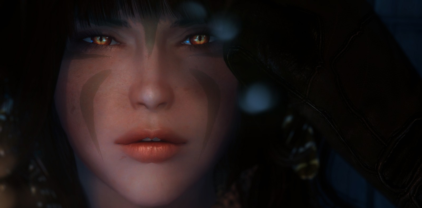 The Elder Scrolls V Skyrim Women Fantasy Girl Video Games Face PC Gaming Modding Video Game Girls 1600x792