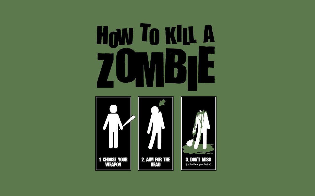 Kore Wa Zombie Desu Ka Humor Simple Background Zombies Undead 1280x800
