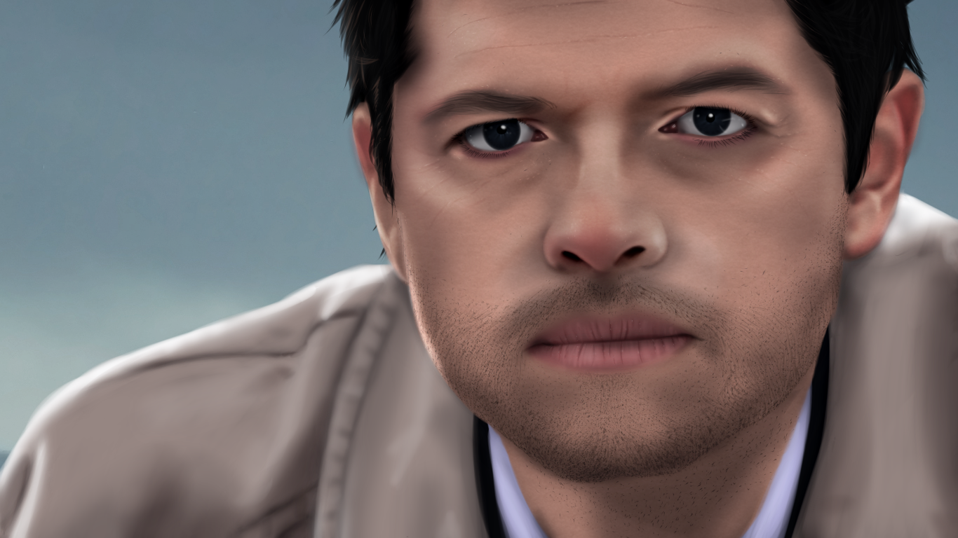 Castiel Supernatural Angel Supernatural TV Show 1366x768