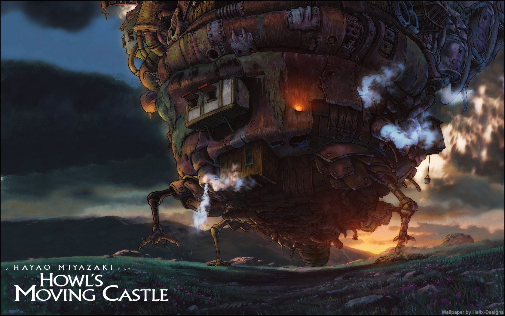 Anime Studio Ghibli Howls Moving Castle 1680x1050