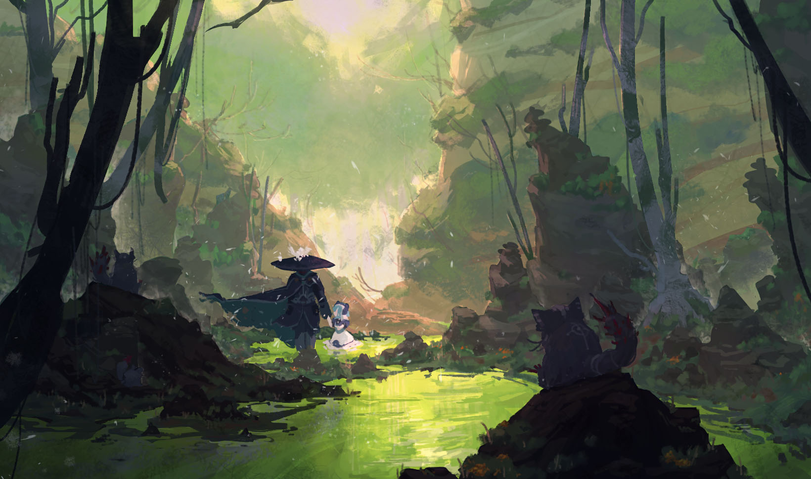 Made In Abyss Ozen Made In Abyss Fantasy Art Anime Nature Artwork Trees 1640x969