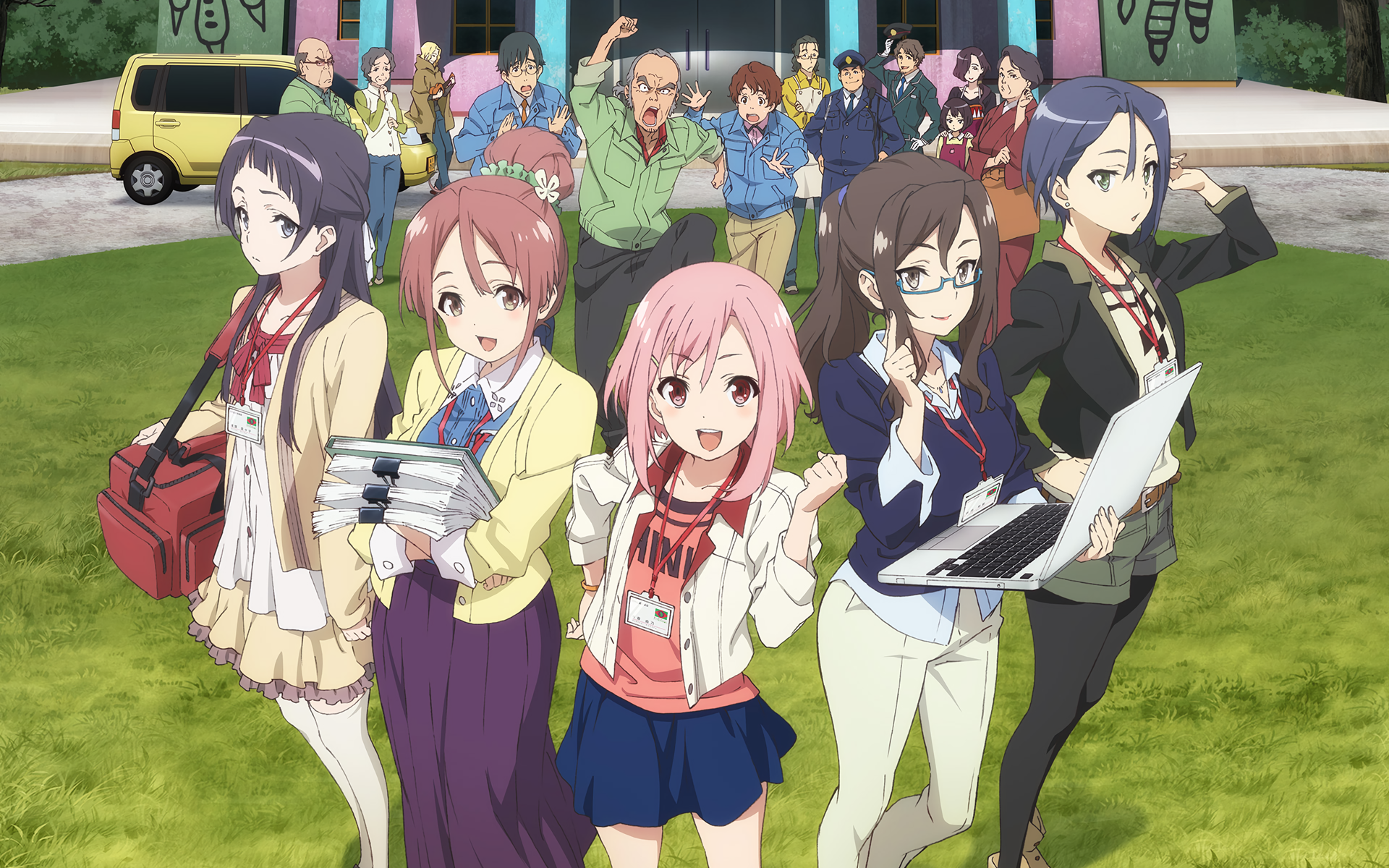 Sakura Quest Koharu Yoshino Anime Girls Shinomiya Shiori 1920x1200