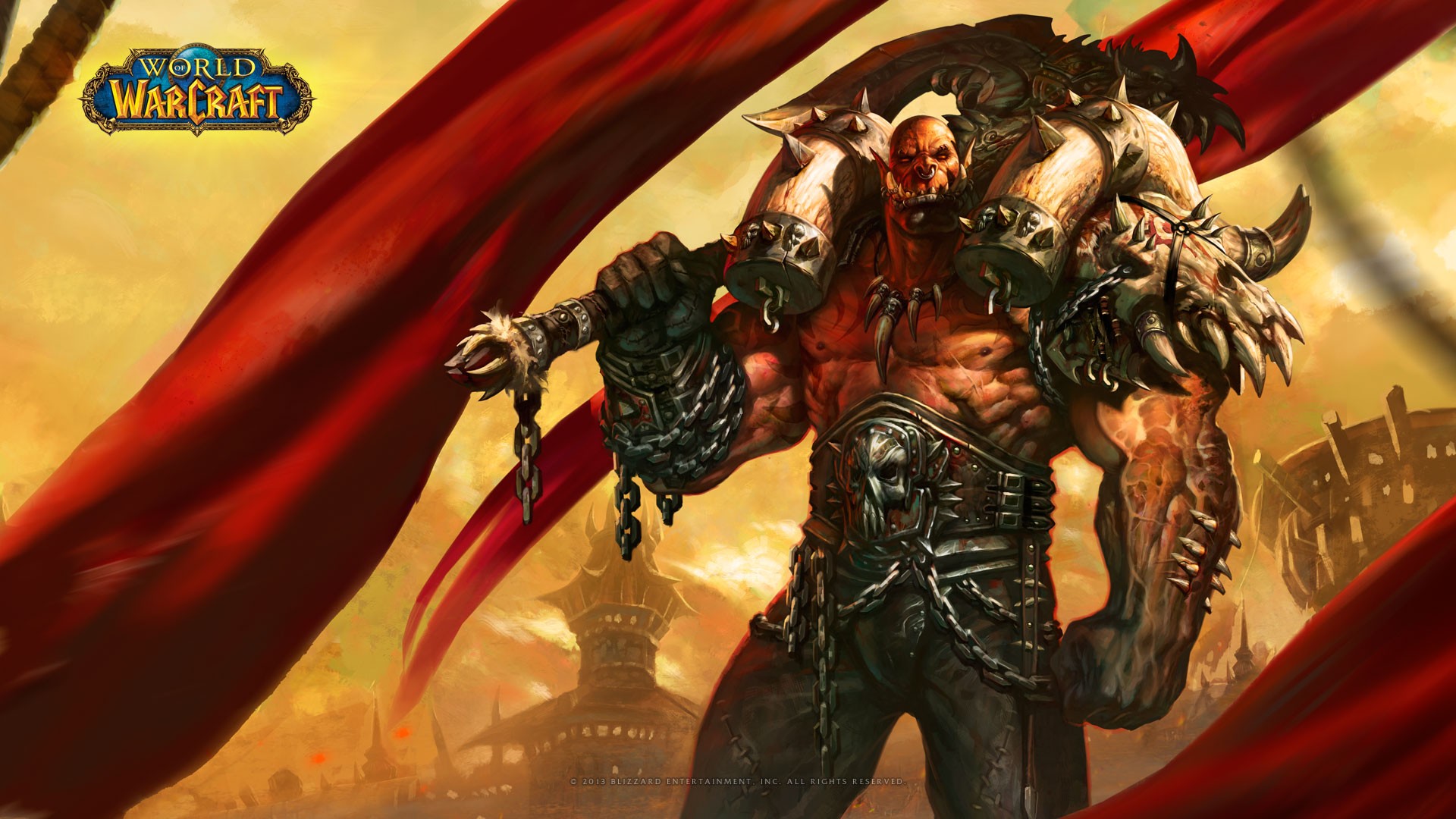 World Of Warcraft Warrior Video Games Garrosh Hellscream 1920x1080