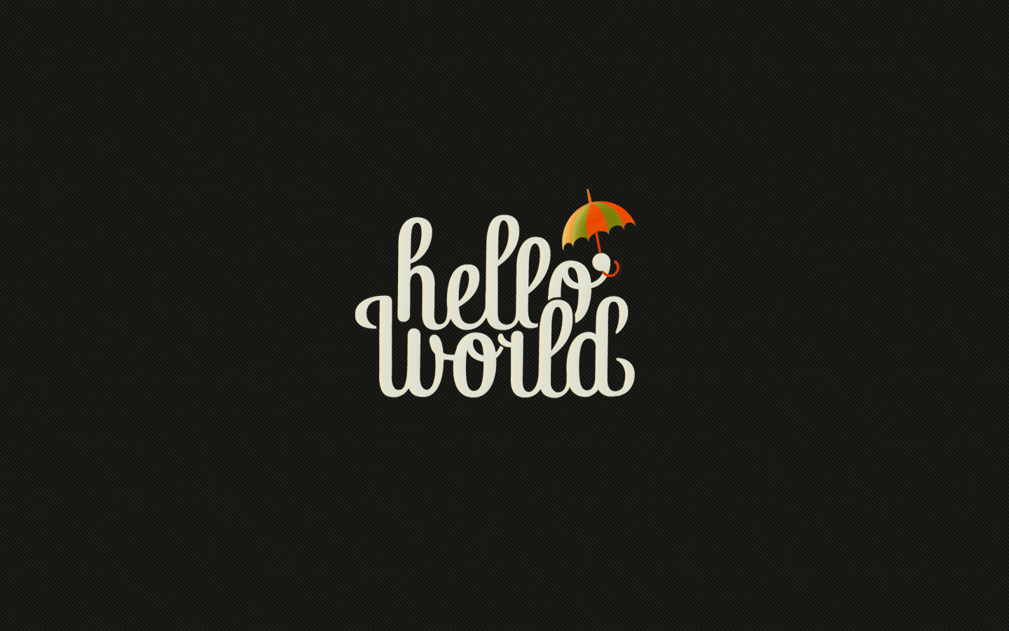 Hello World Typography Texture 1440x900