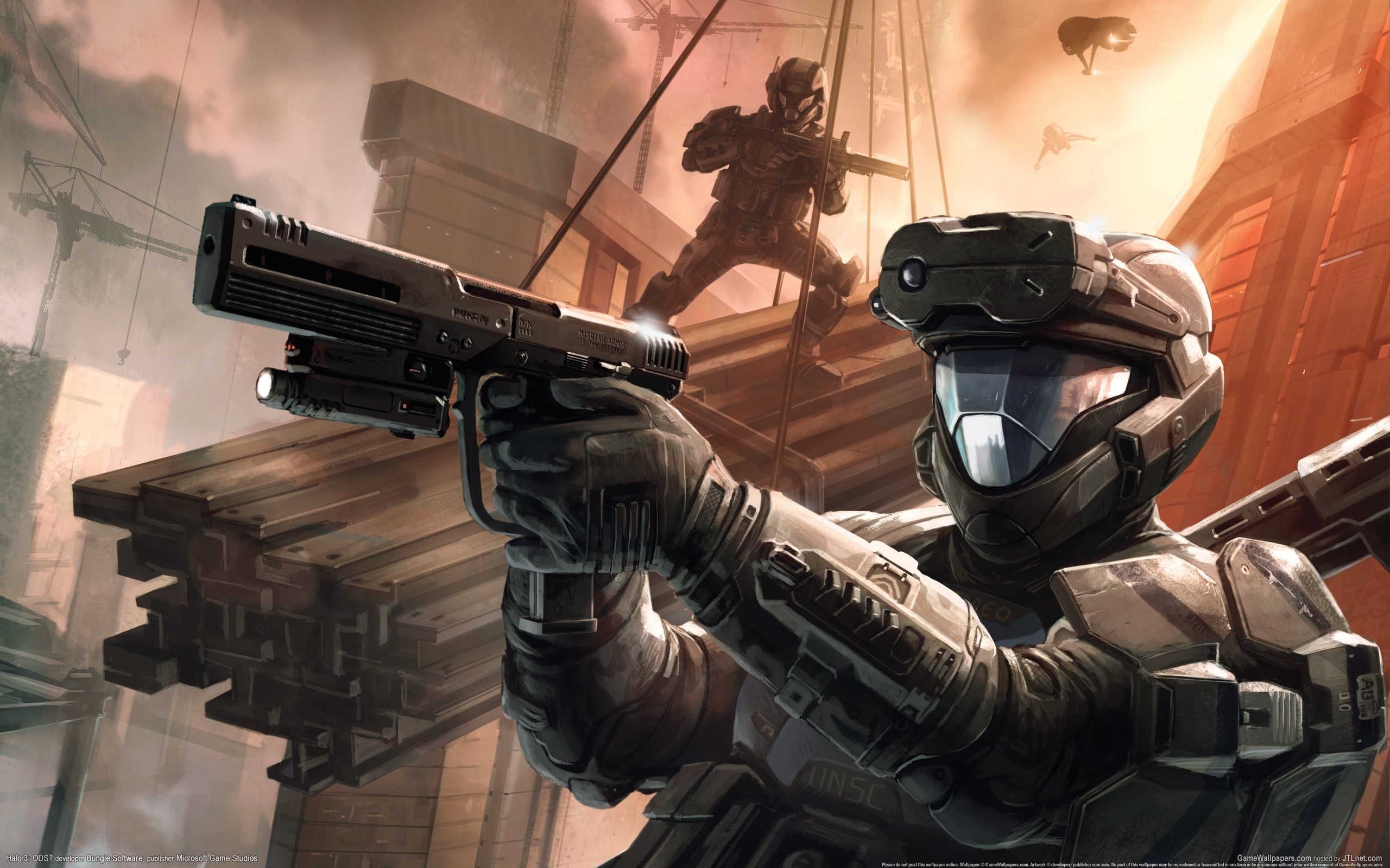 Halo Video Games Halo 3 ODST 2560x1600