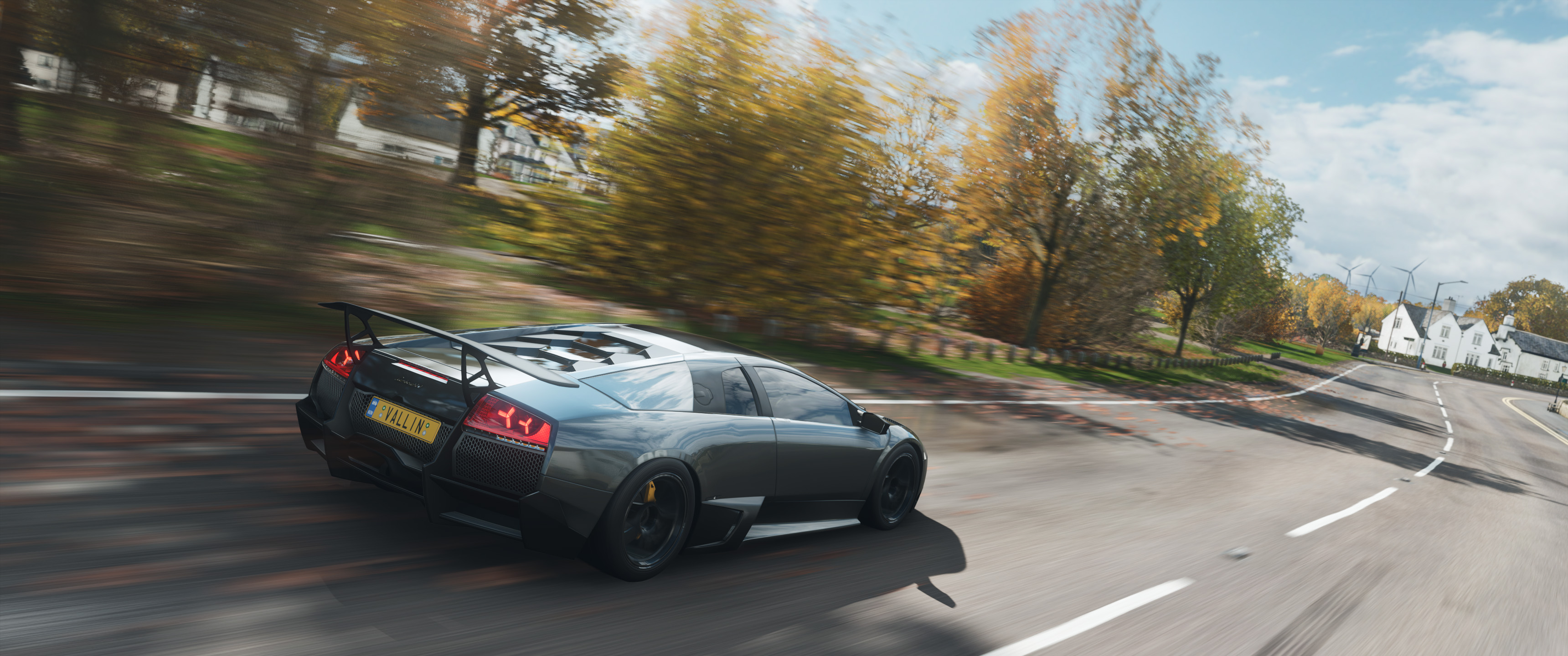 Forza Horizon 4 Video Game Art Lamborghini Murcielago LP 670 4 SV Forza 3440x1440