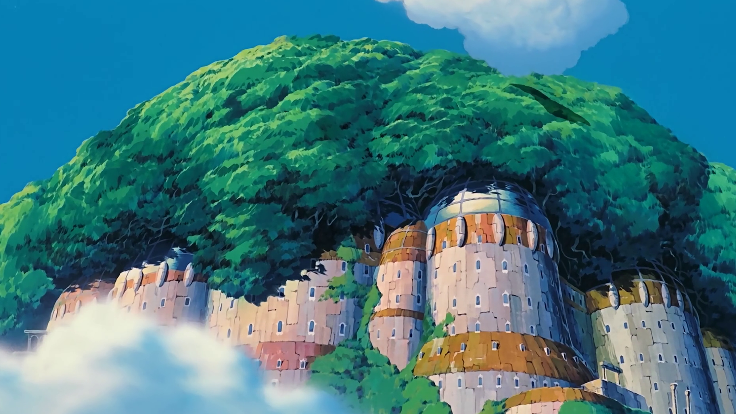 Castle In The Sky Anime Castle 2560x1440