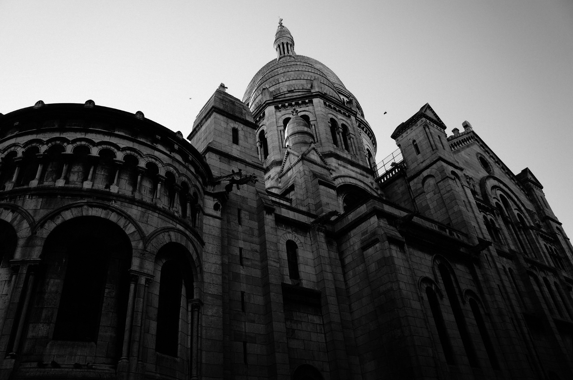 Sacre C Ur Monument Basilica Paris France Black Amp White 1920x1274