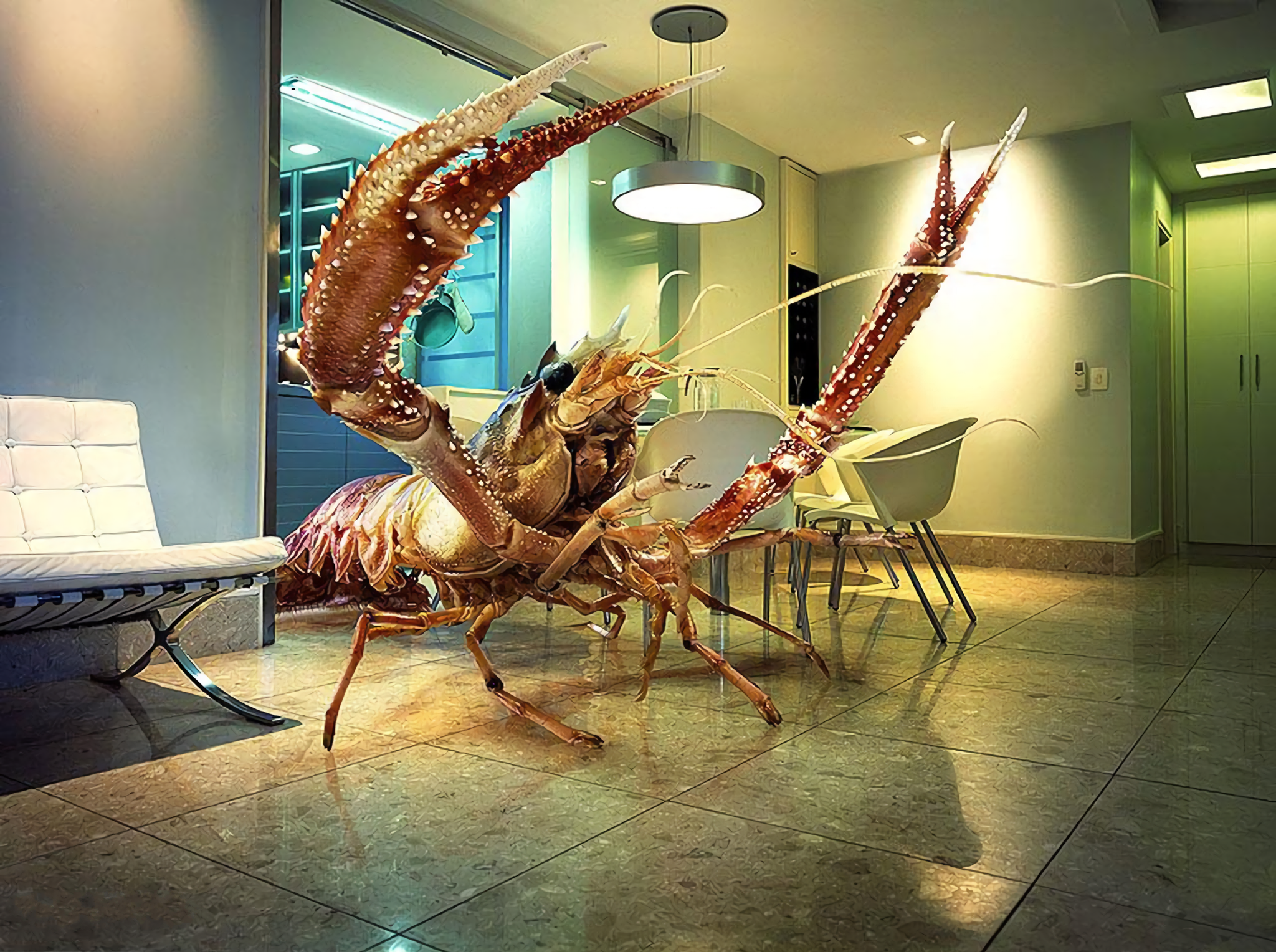 Sea Monster Lobster Light Chair 2048x1528