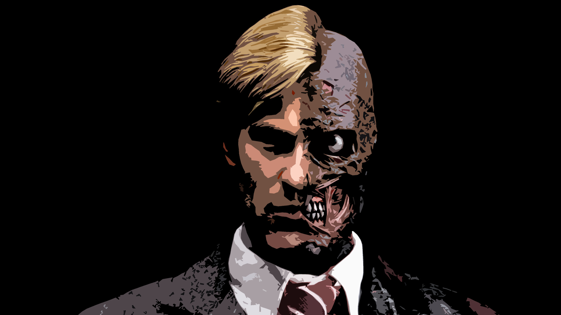 Two Face Aaron Eckhart 1920x1080