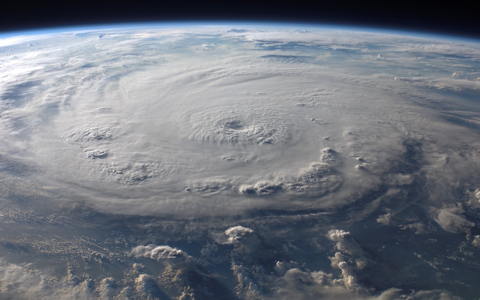 Earth Tornado Atmosphere Clouds Hurricane 1920x1200