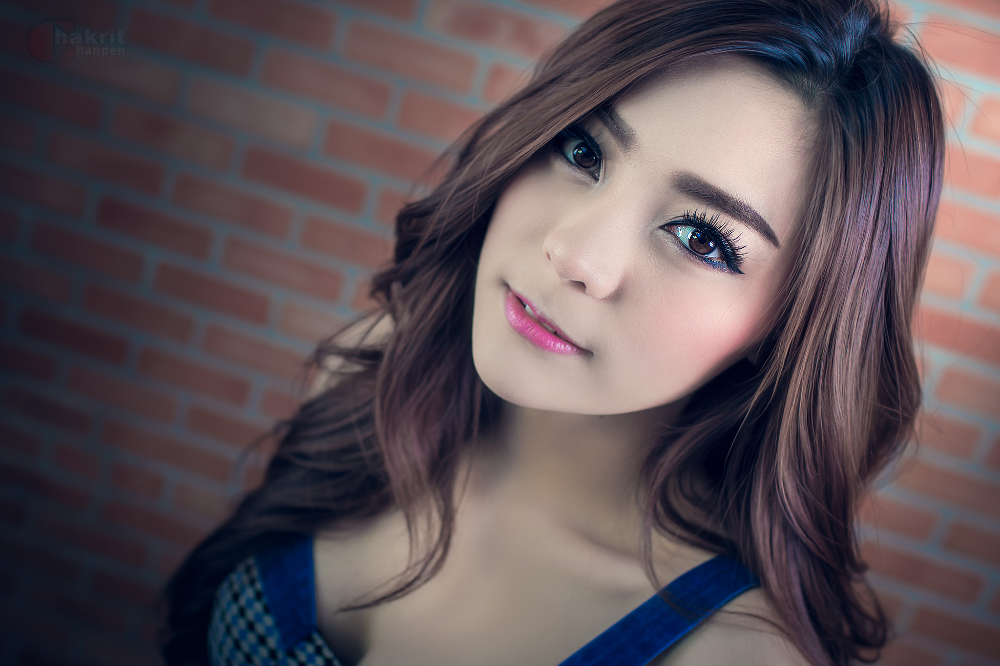 Girl Woman Asian Oriental Face Portrait Thai Model 2048x1365