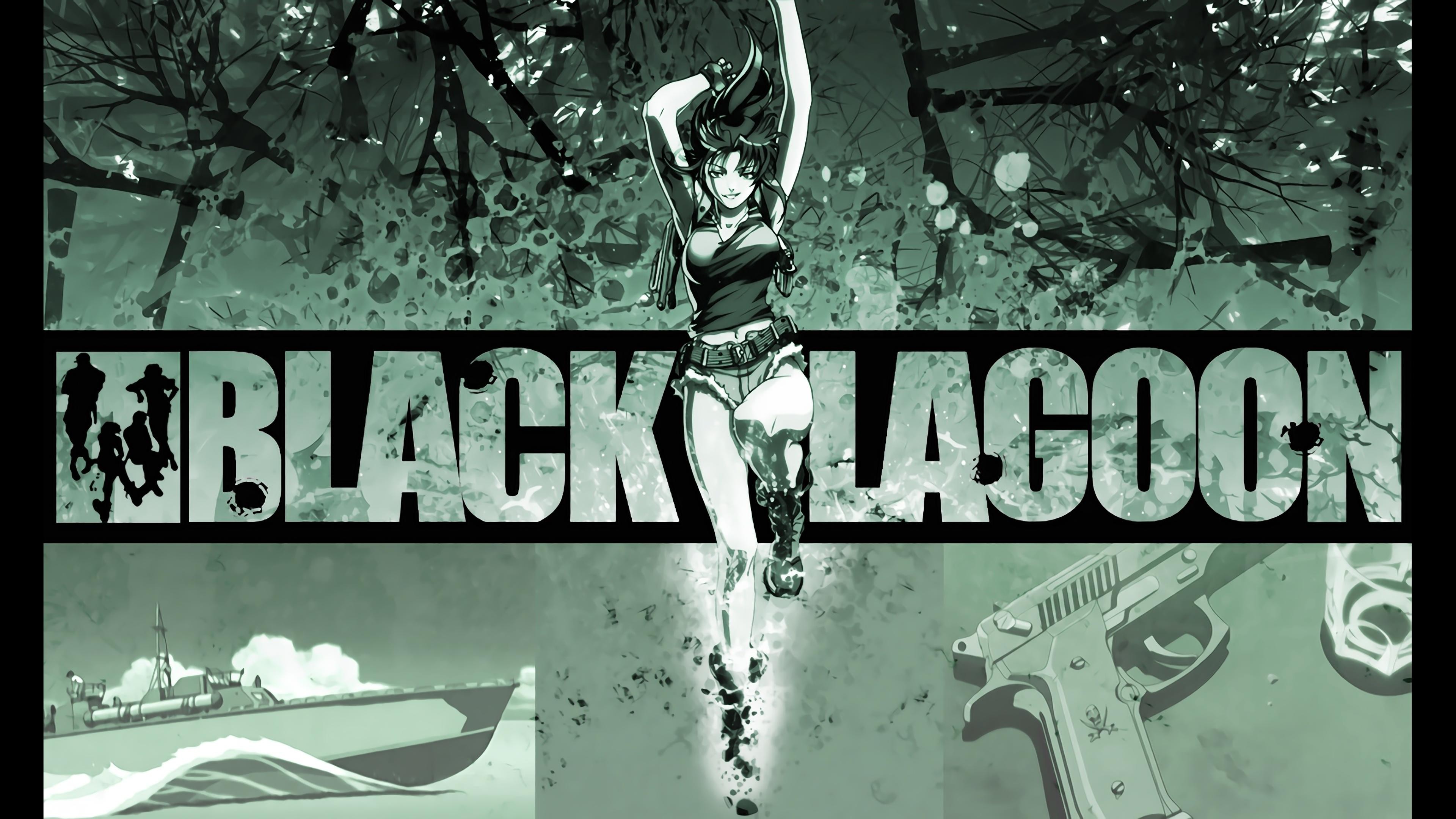 Black Lagoon Revy Gun 3840x2160