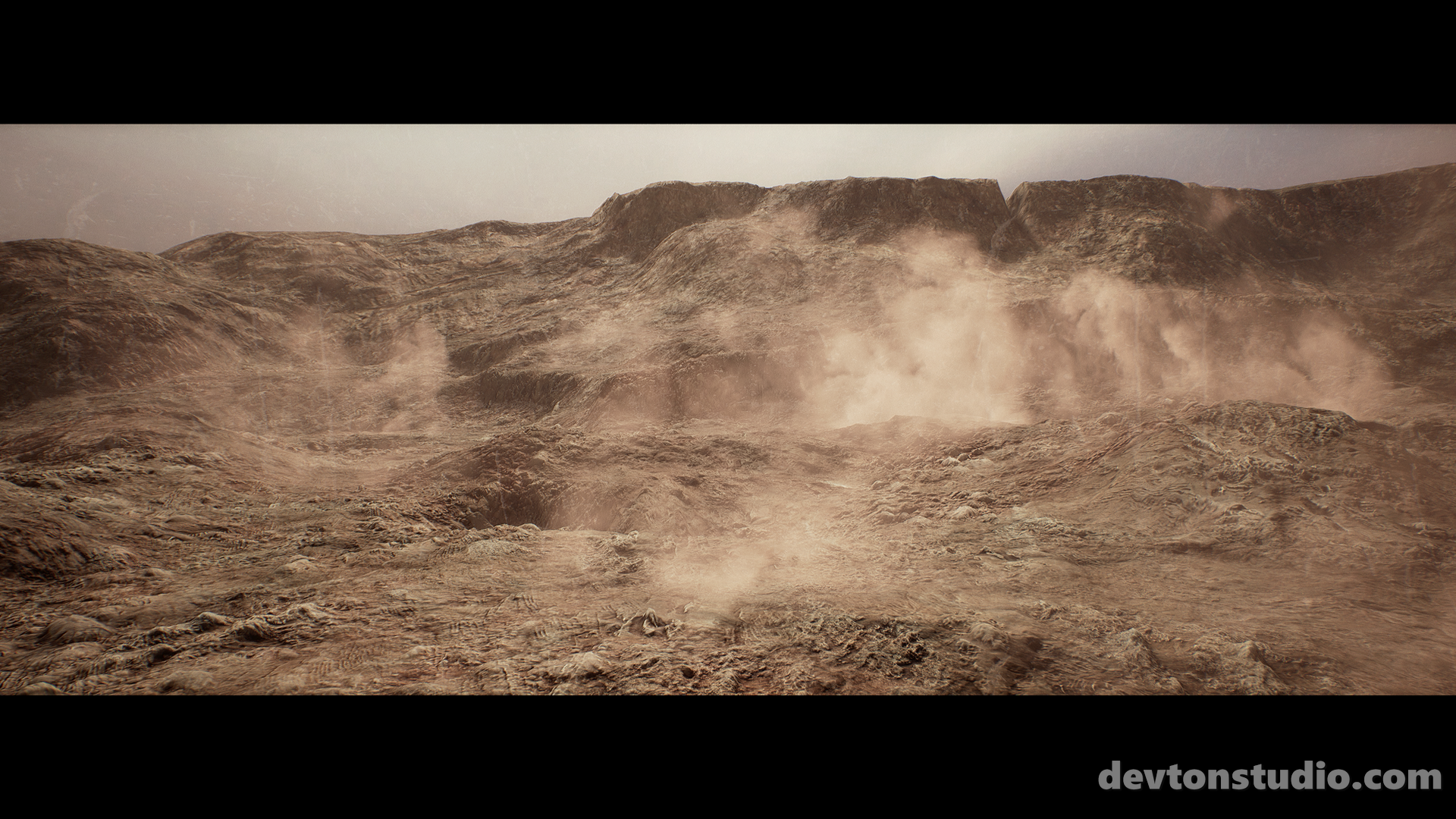 CGi Desert Landscape Digital Art Unreal Engine 4 1920x1080