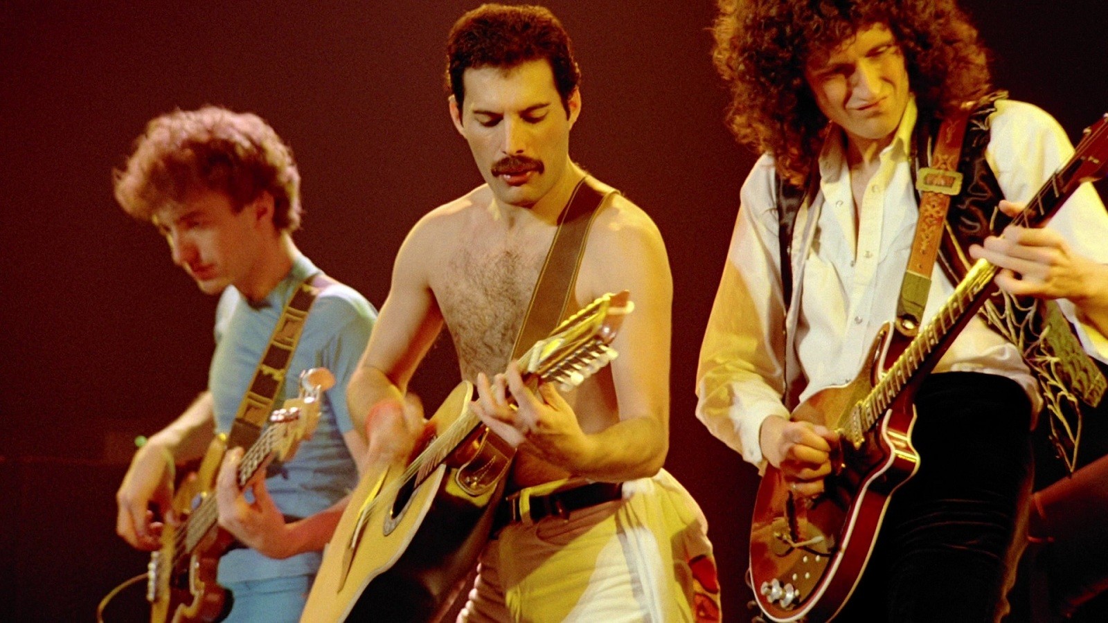 Music Queen Freddie Mercury Brian May John Deacon Rock Bands 1600x900