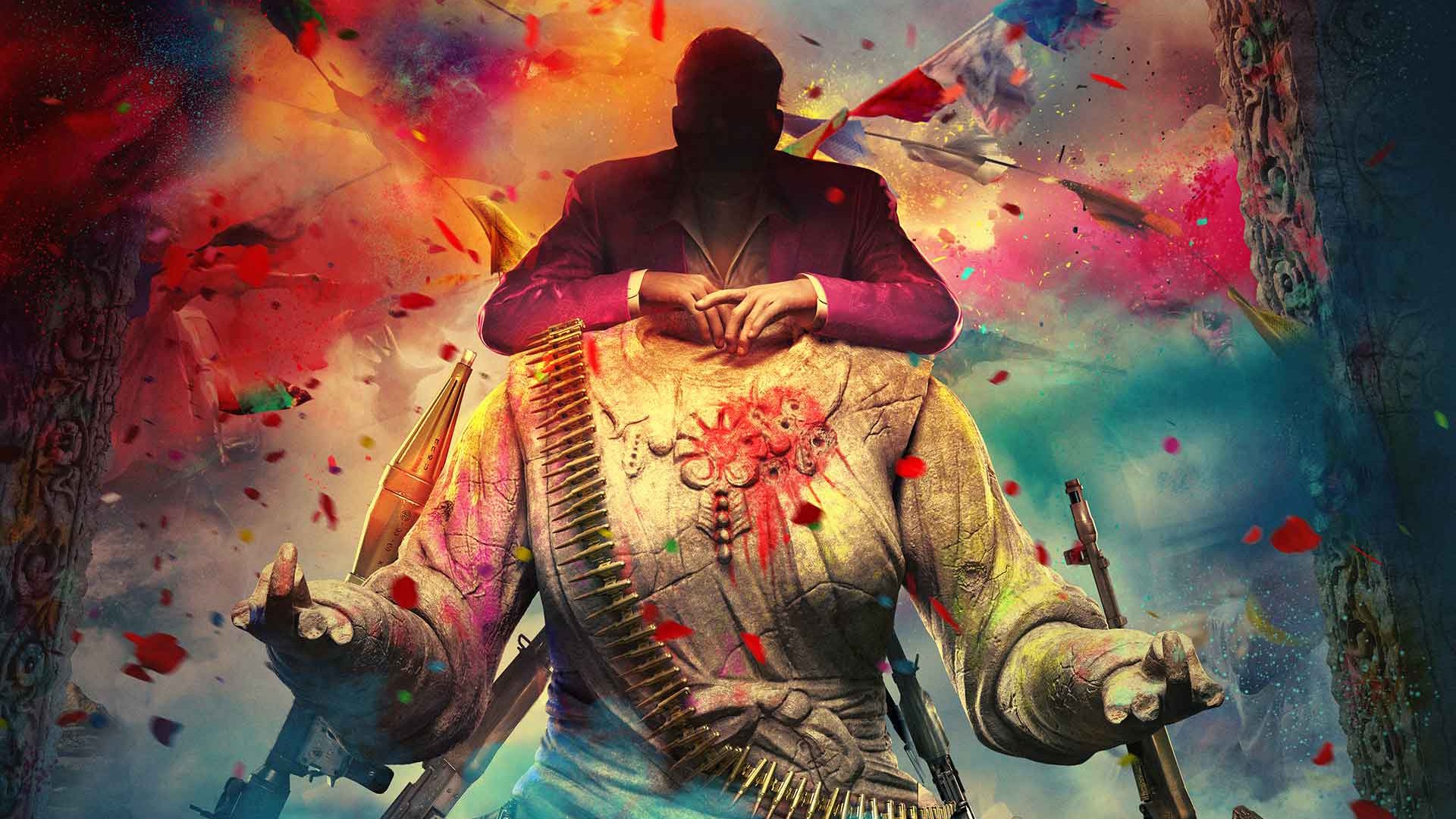 Far Cry Video Games Far Cry 4 Pagan Min Video Game Art Colorful 2014 Year 1920x1080