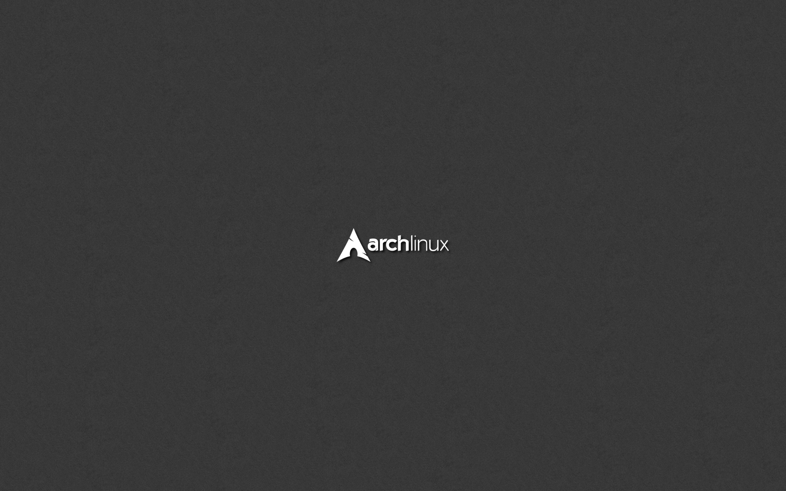 Archlinux Grey Minimalism Simple 2560x1600