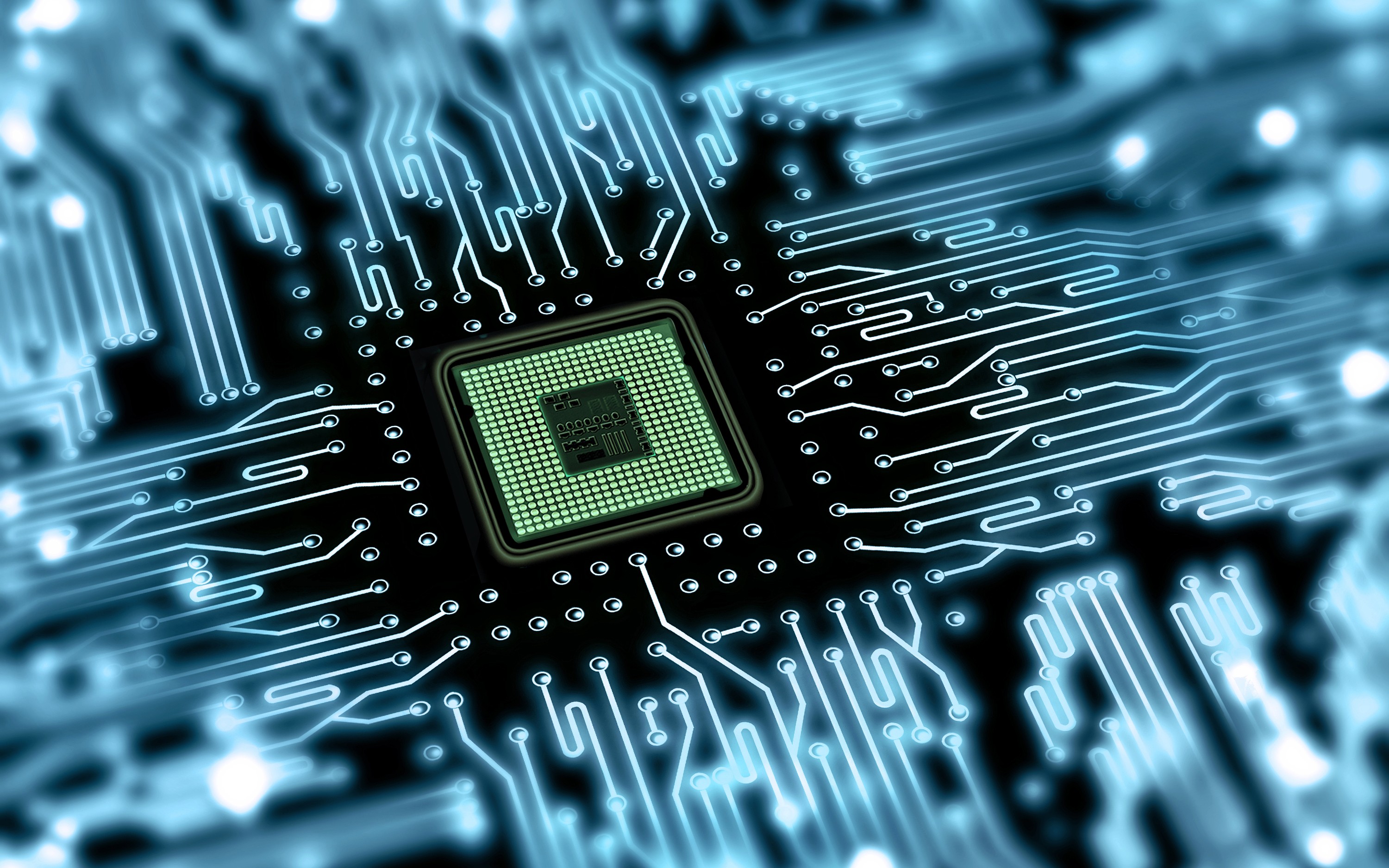 CPU Computer Circuit Boards Technology 3000x1875