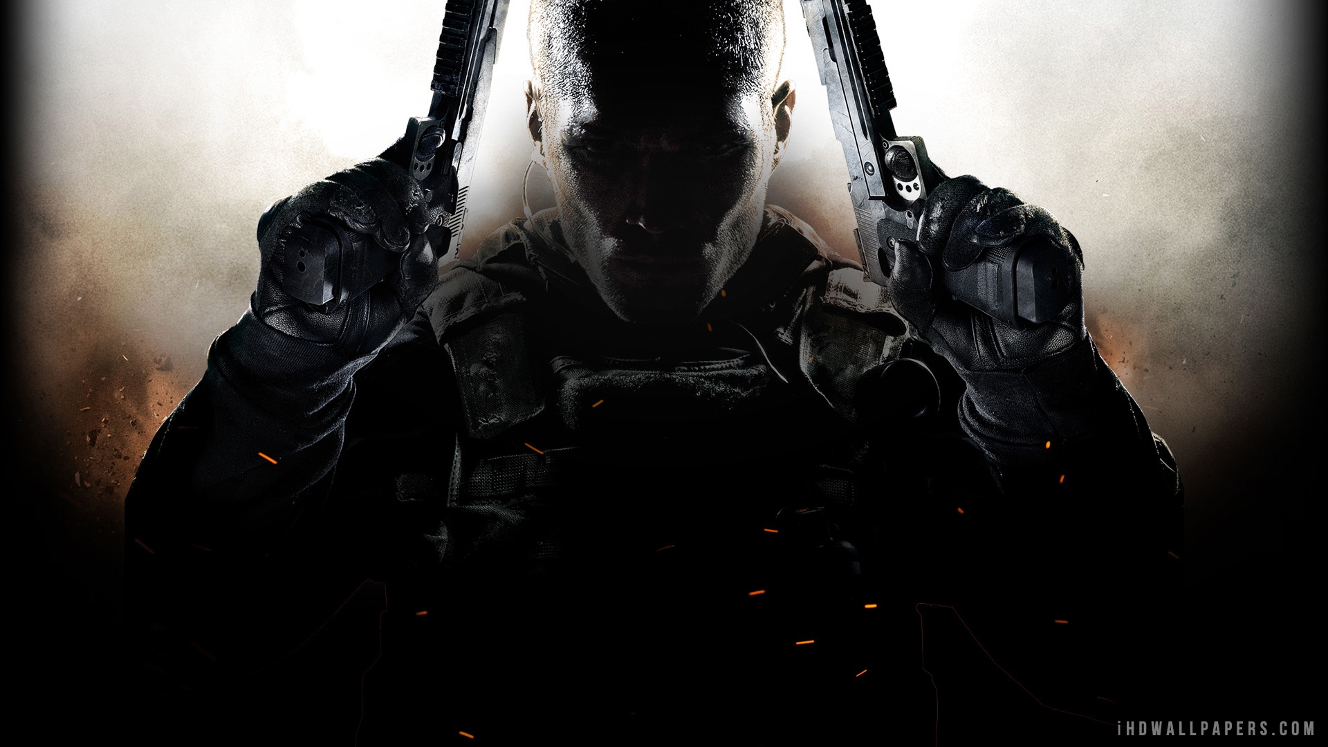 Call Of Duty Black Ops Call Of Duty Black Ops Ii Video Games Dark Video Game Art Soldier Weapon Gun 1920x1080