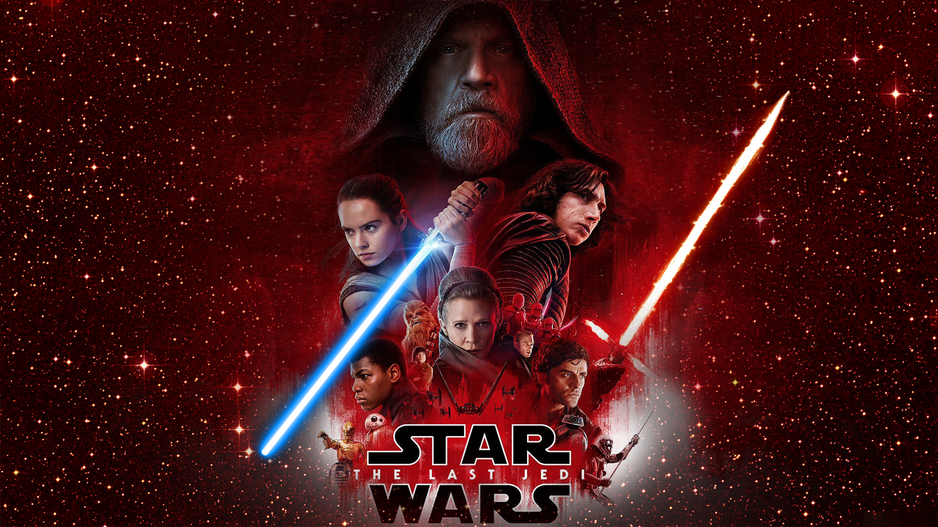Star Wars The Last Jedi Rey From Star Wars Kylo Ren Princess Leia Luke Skywalker Lightsaber Movies J 1920x1080