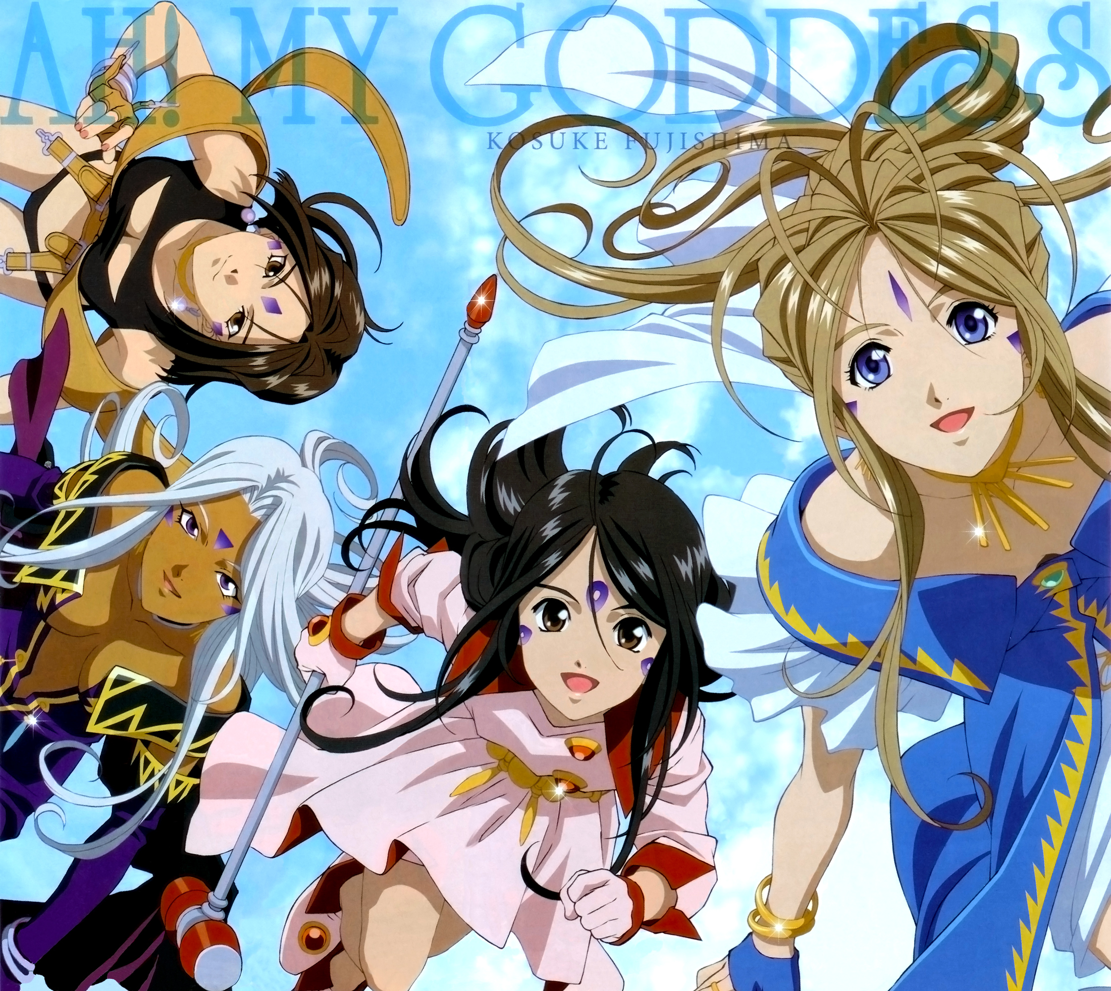Anime Ah My Goddess 2243x2000