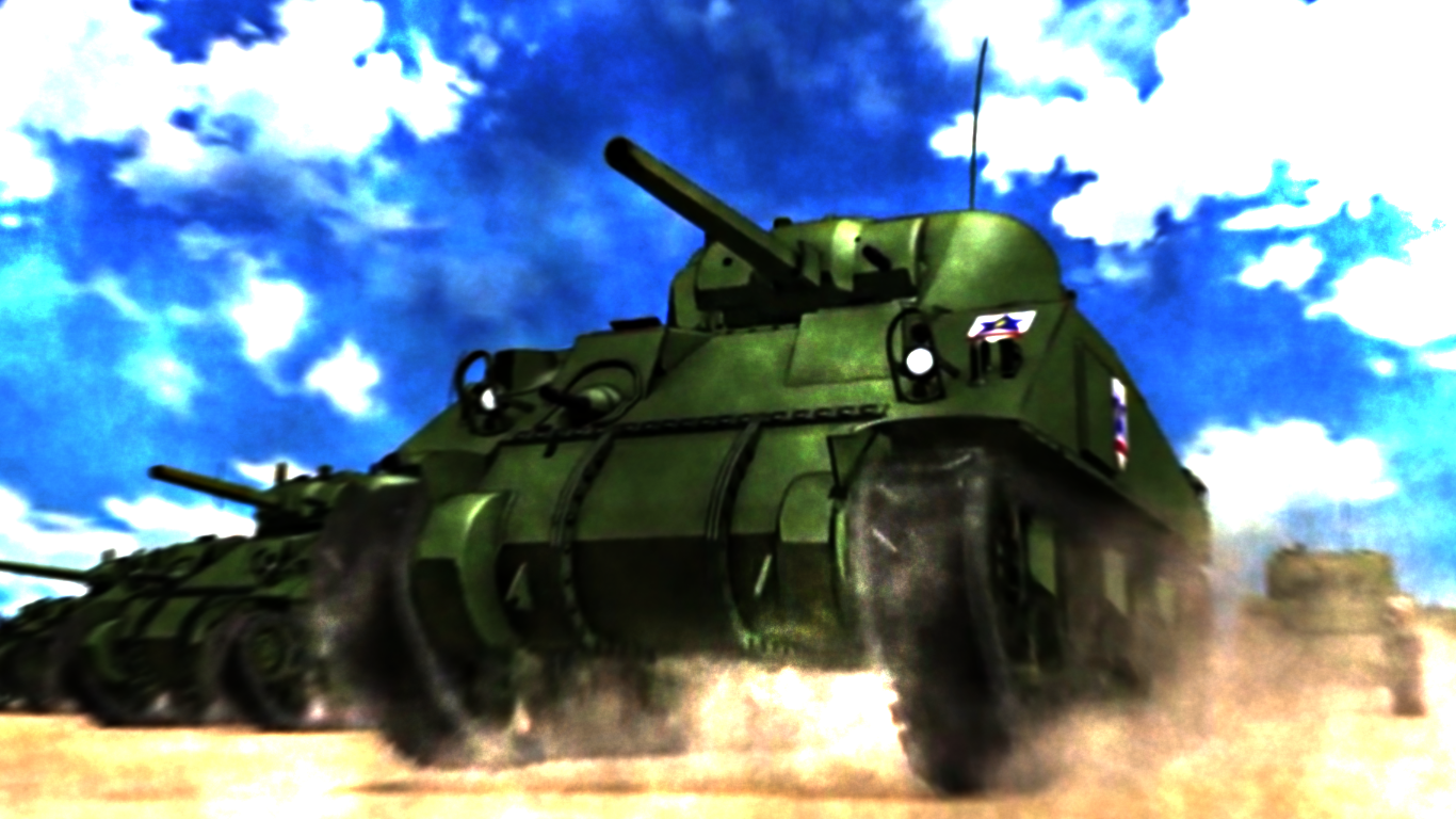 Military Tank 1366x768