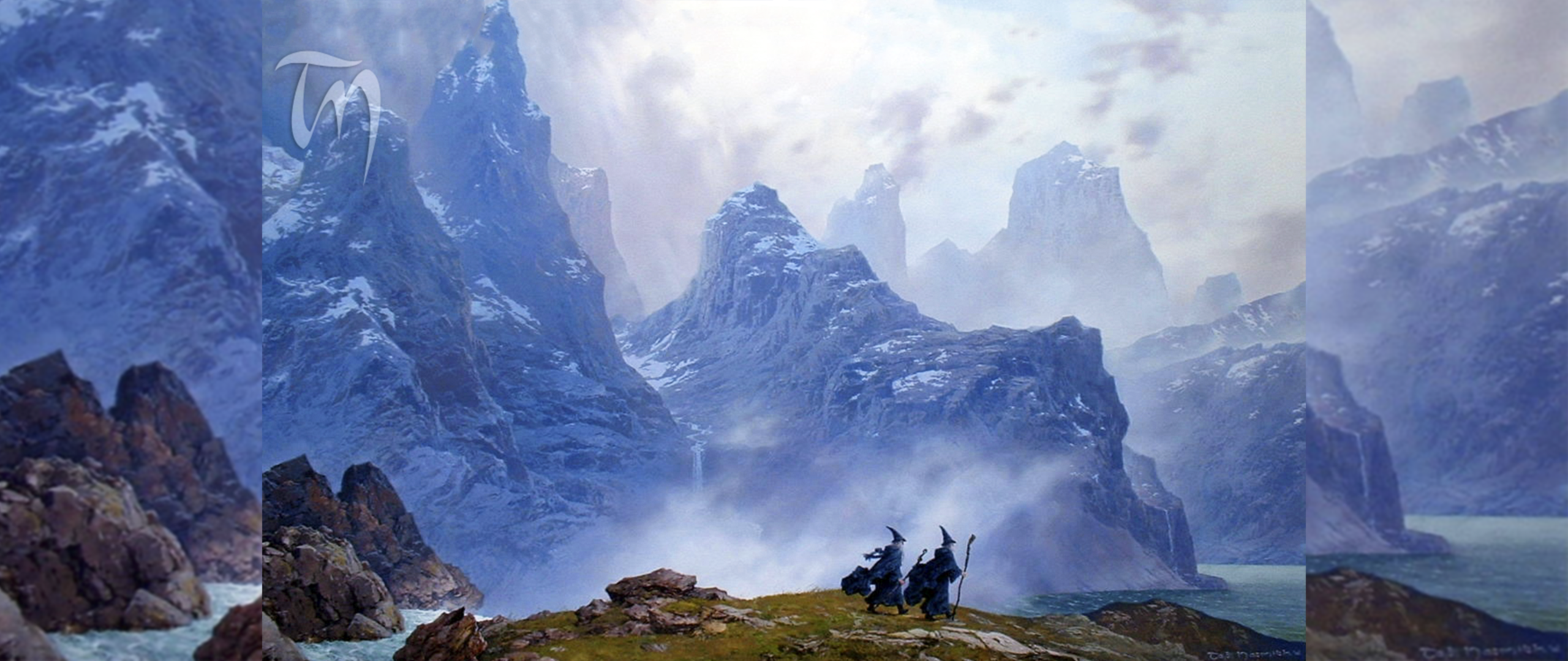 Blue Wizard Blue Wizards J R R Tolkien Middle Earth The Lord Of The Rings The Hobbit Hobbits Istari 2560x1080