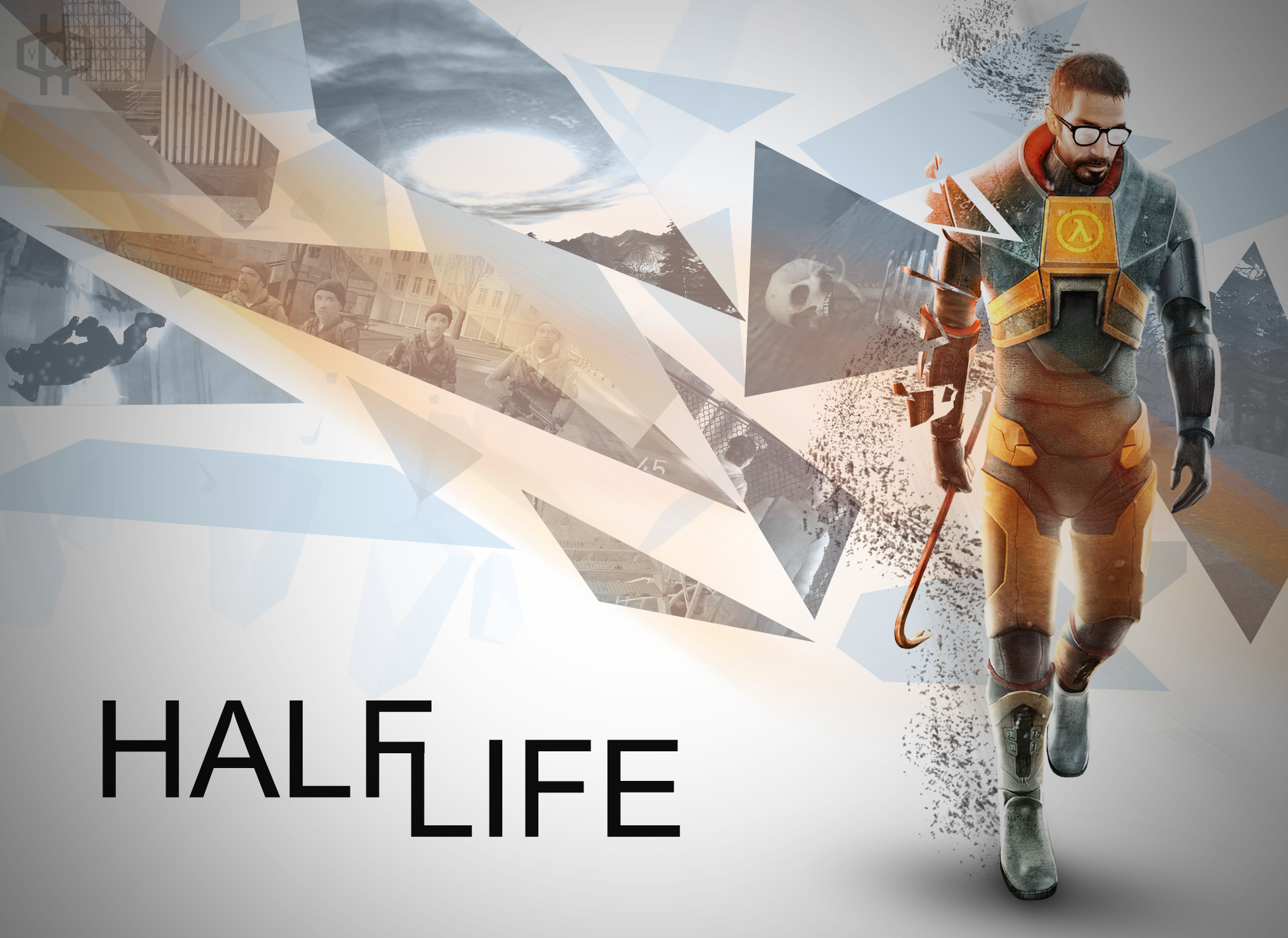 Video Game Half Life Gordon Freeman 2000x1457