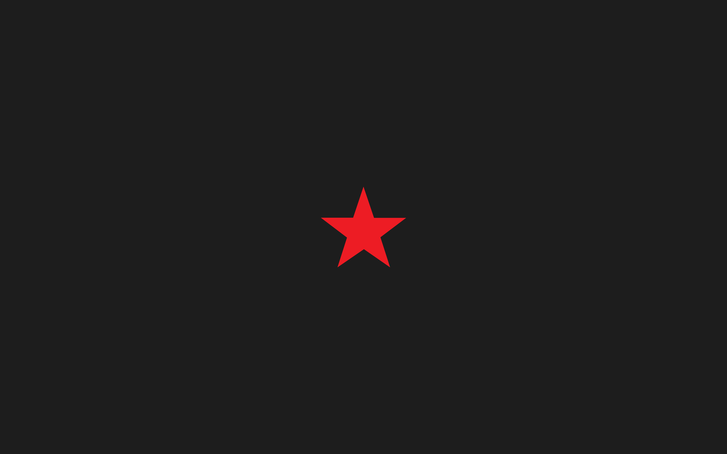 Digital Art Minimalism Stars Simple Simple Background Red Star Red Black Background Black 2880x1800