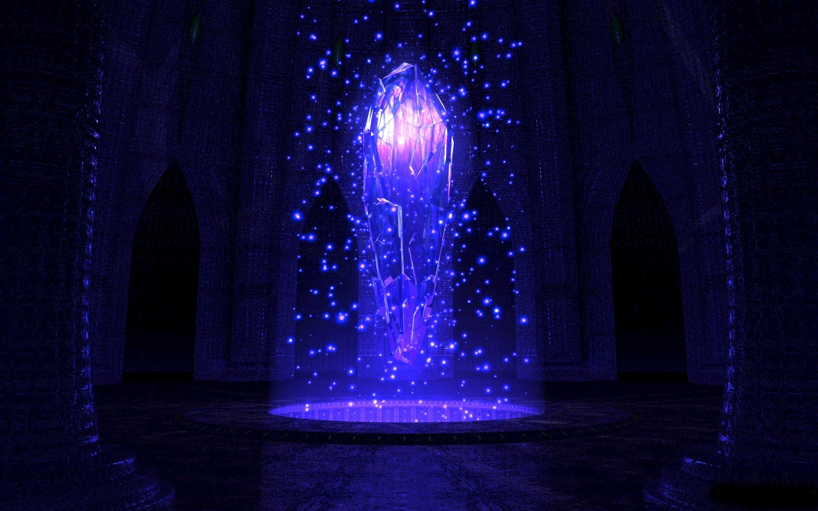 Beam Futuristic Skyrim Remastered Dark Crystal 1680x1050