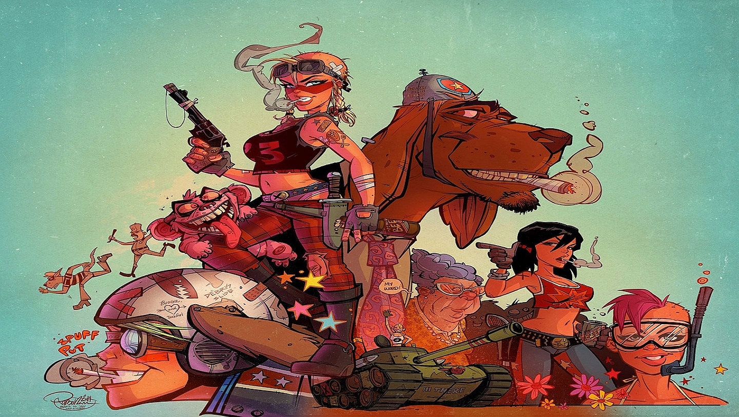 Comics Tank Girl 1440x813