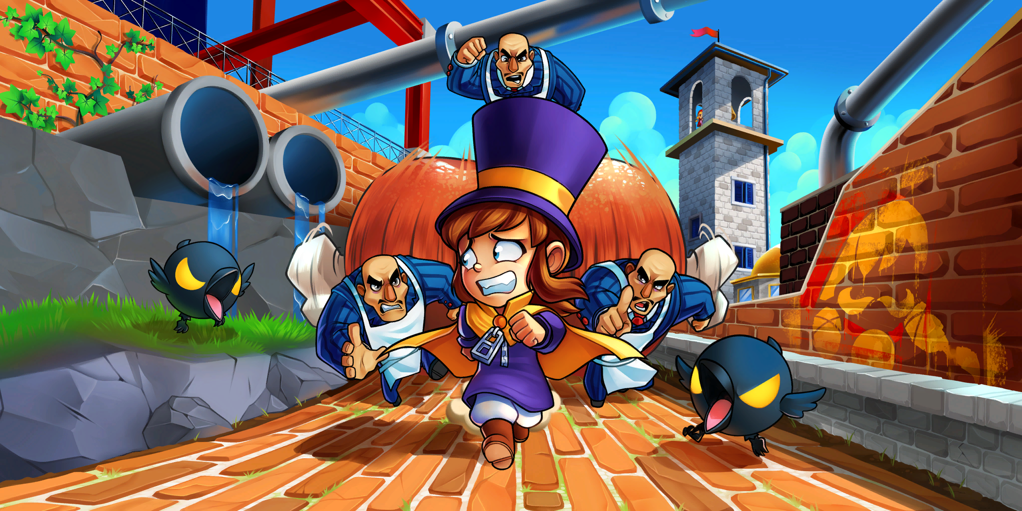Video Games A Hat In Time Running Hat 2048x1024