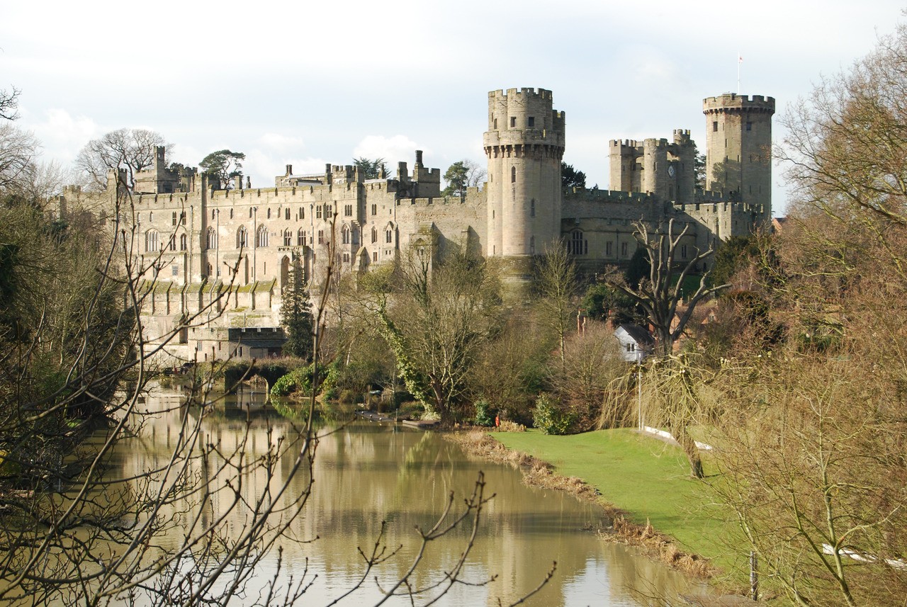 Castle Warwick Castle England Medieval Old Building 1280x857