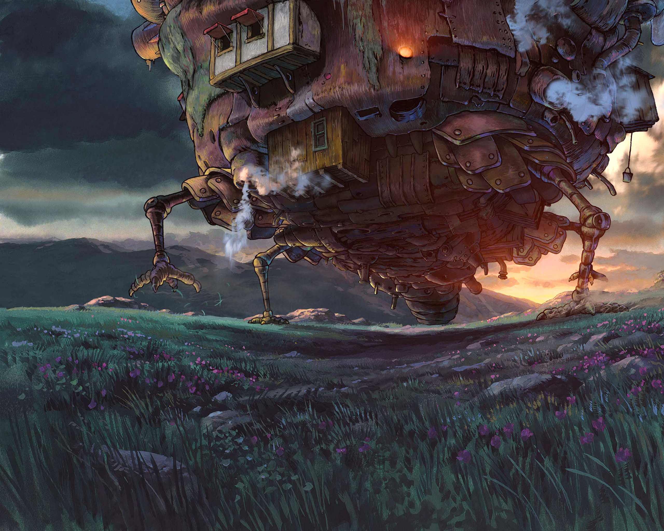 Anime Howls Moving Castle 2560x2048