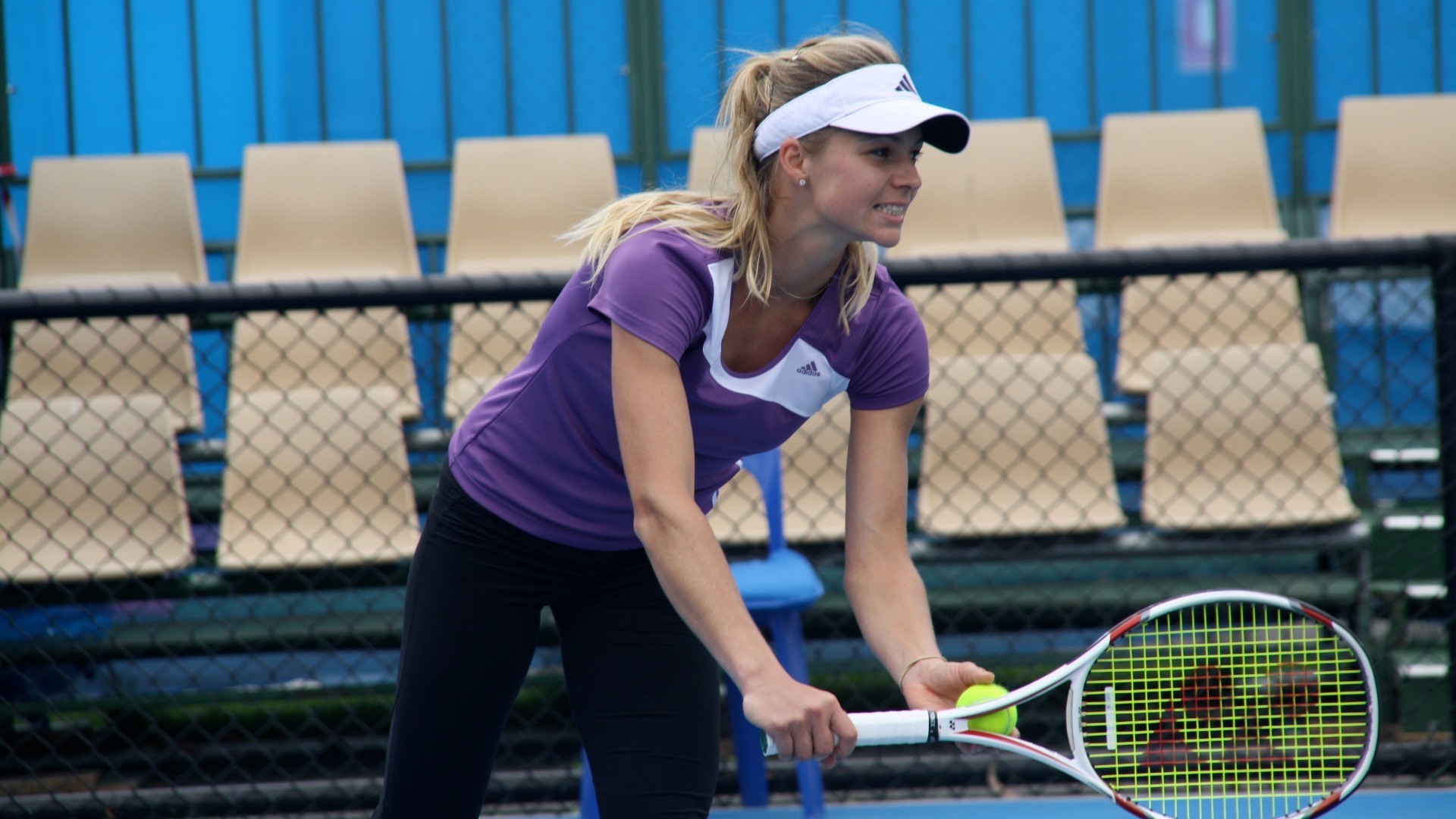 Maria Kirilenko Tennis Women Blonde Long Hair 1920x1080