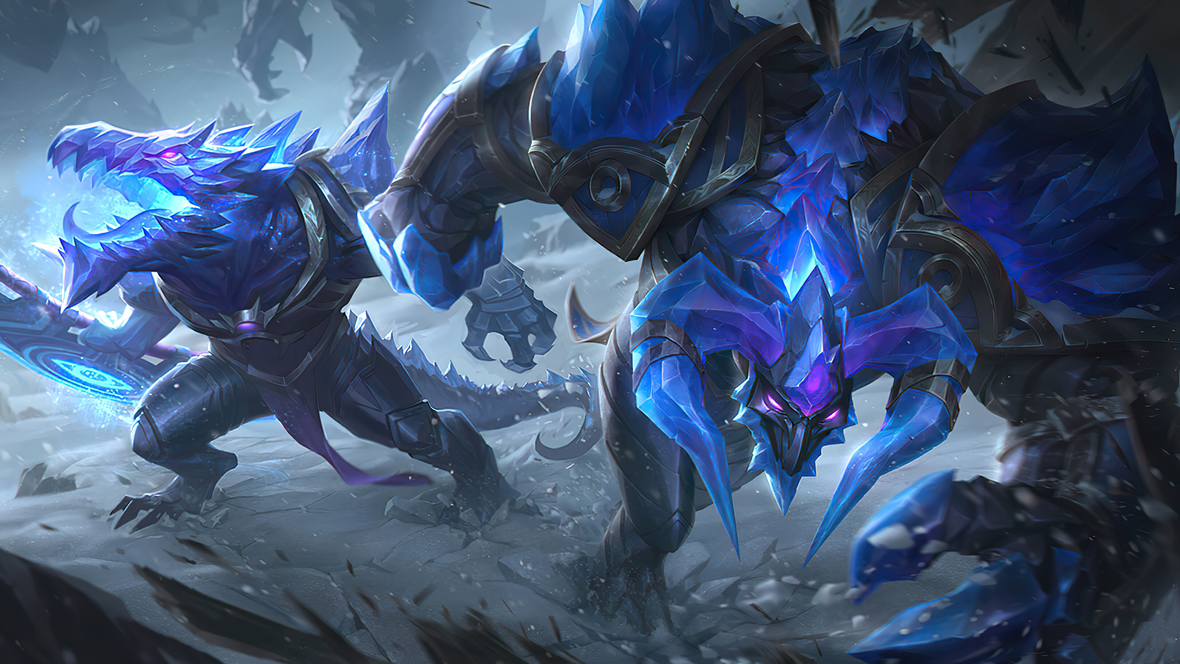 Alistar Renekton League Of Legends Riot Games Skin Video Game Characters 3840x2160