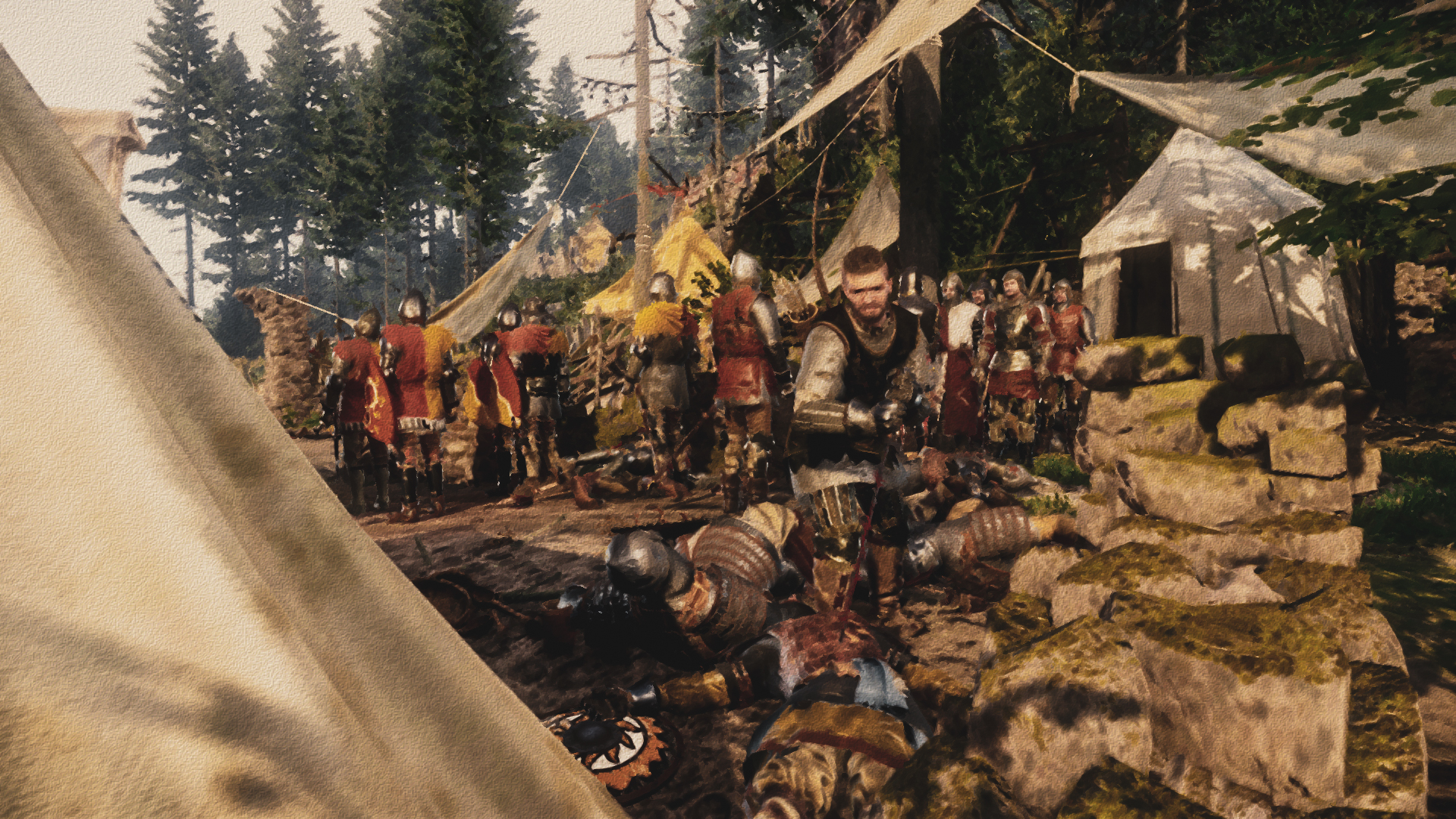 Kingdom Come Deliverance PC Gaming Screen Shot Nvidia Ansel Video Game Characters 1920x1080