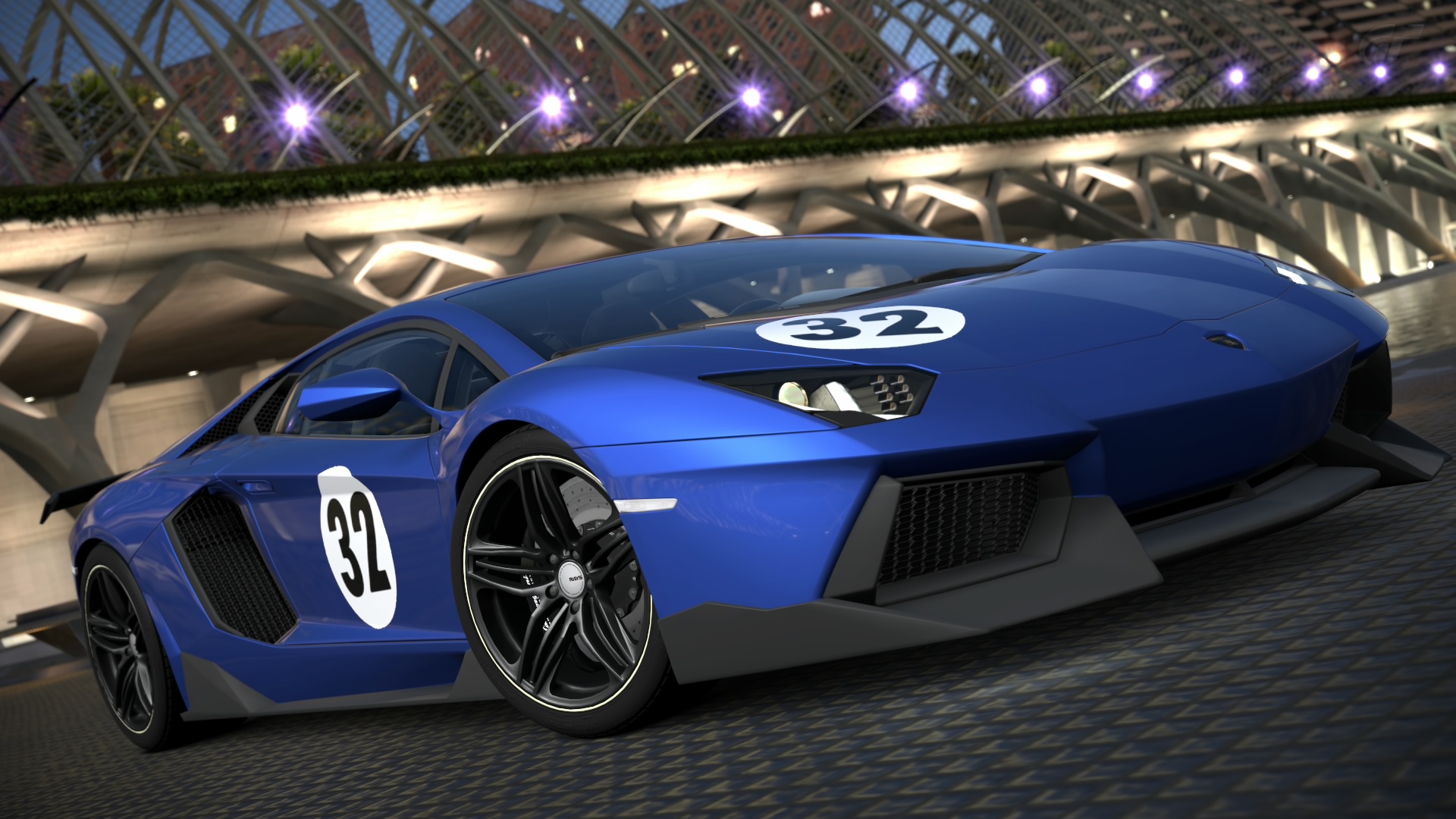 Gran Turismo 6 Lamborghini Aventador Madrid Supercars Car Video Games 1920x1080
