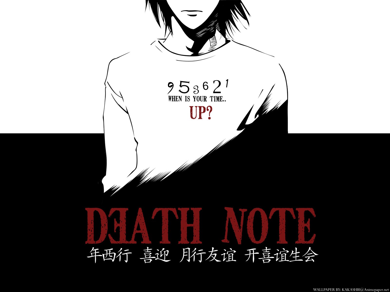 Death Note Lawliet Lawsford Numbers Artwork 1600x1200