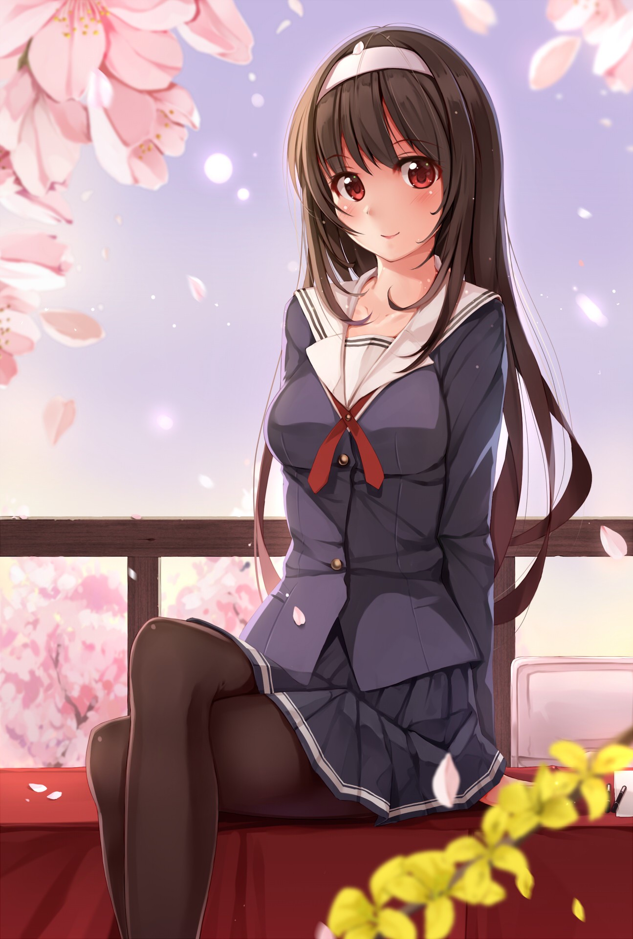 Anime Anime Girls Long Hair Saenai Heroine No Sodatekata Kasumigaoka Utaha 1295x1920