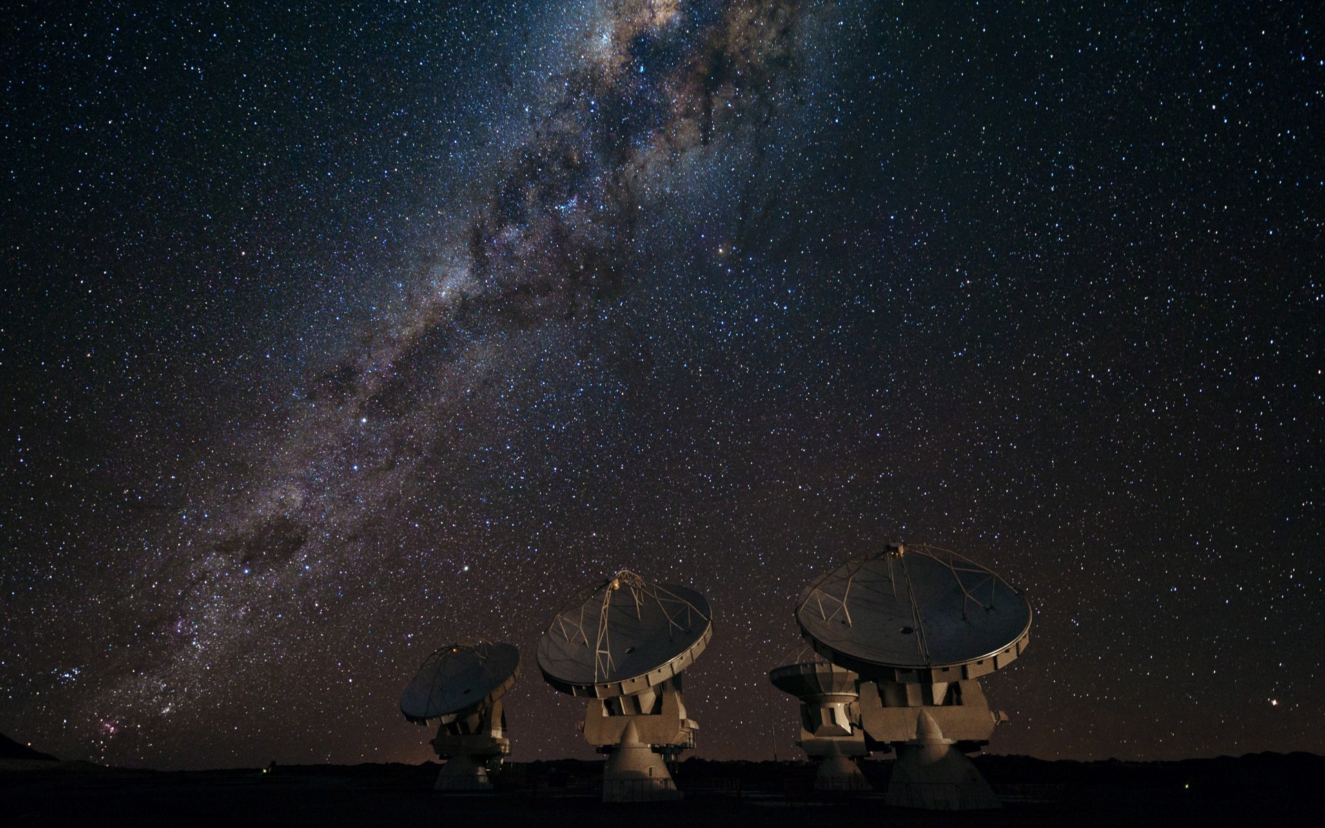 Telescope Radio Space Sky Technology Stars 1920x1200