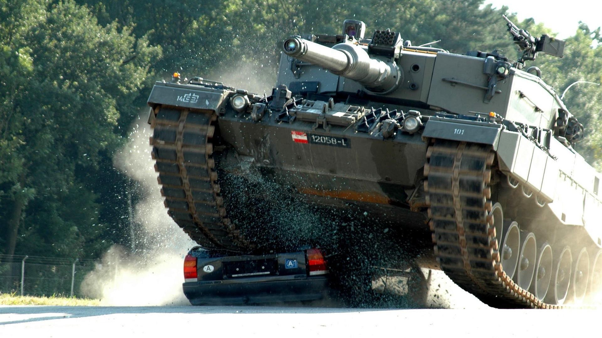 Military Tank Leopard 2 Austrian Armed Forces Car 1920x1080