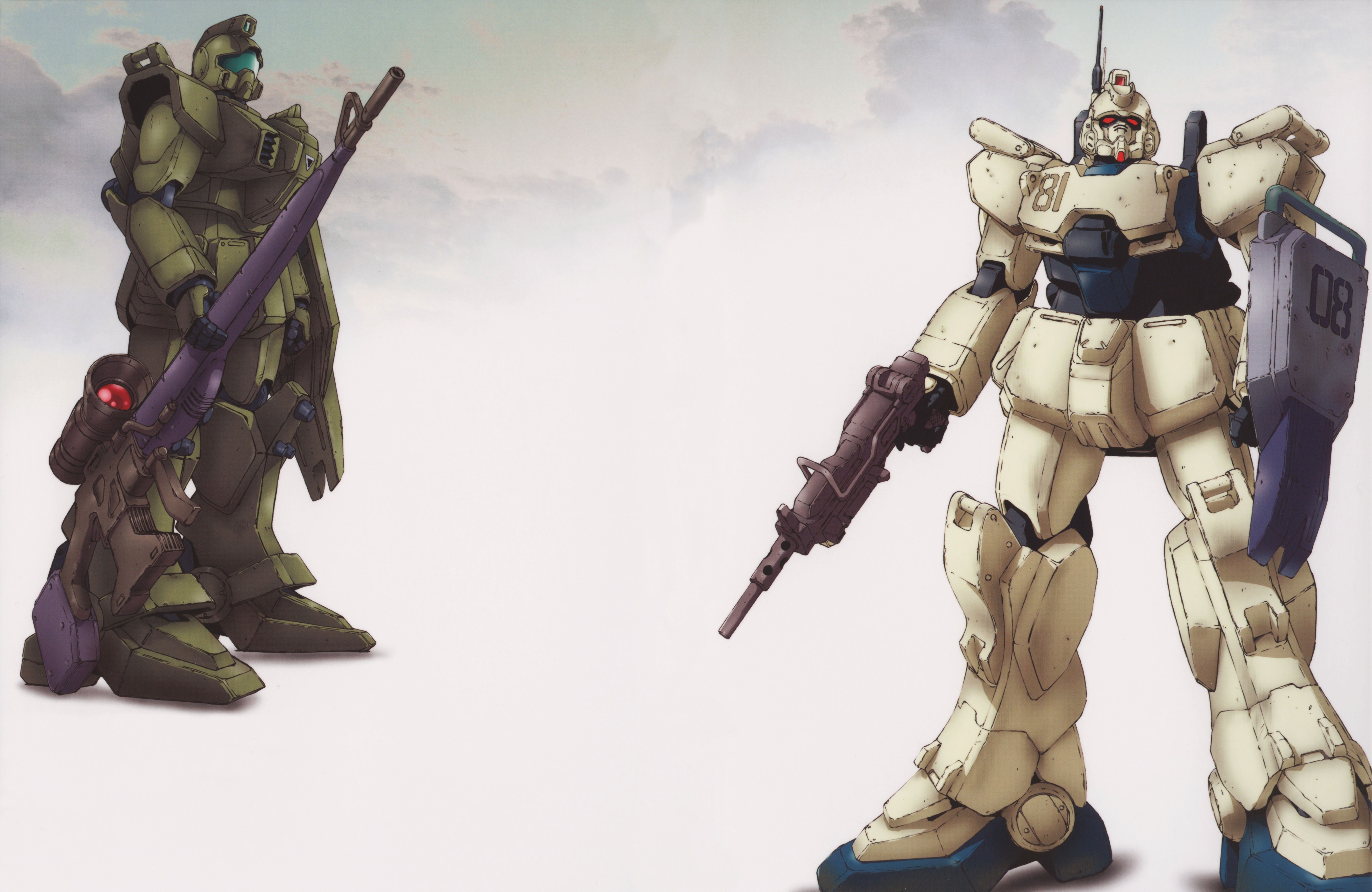 Anime Mobile Suit Gundam The 08th MS Team Gundam 6735x4379