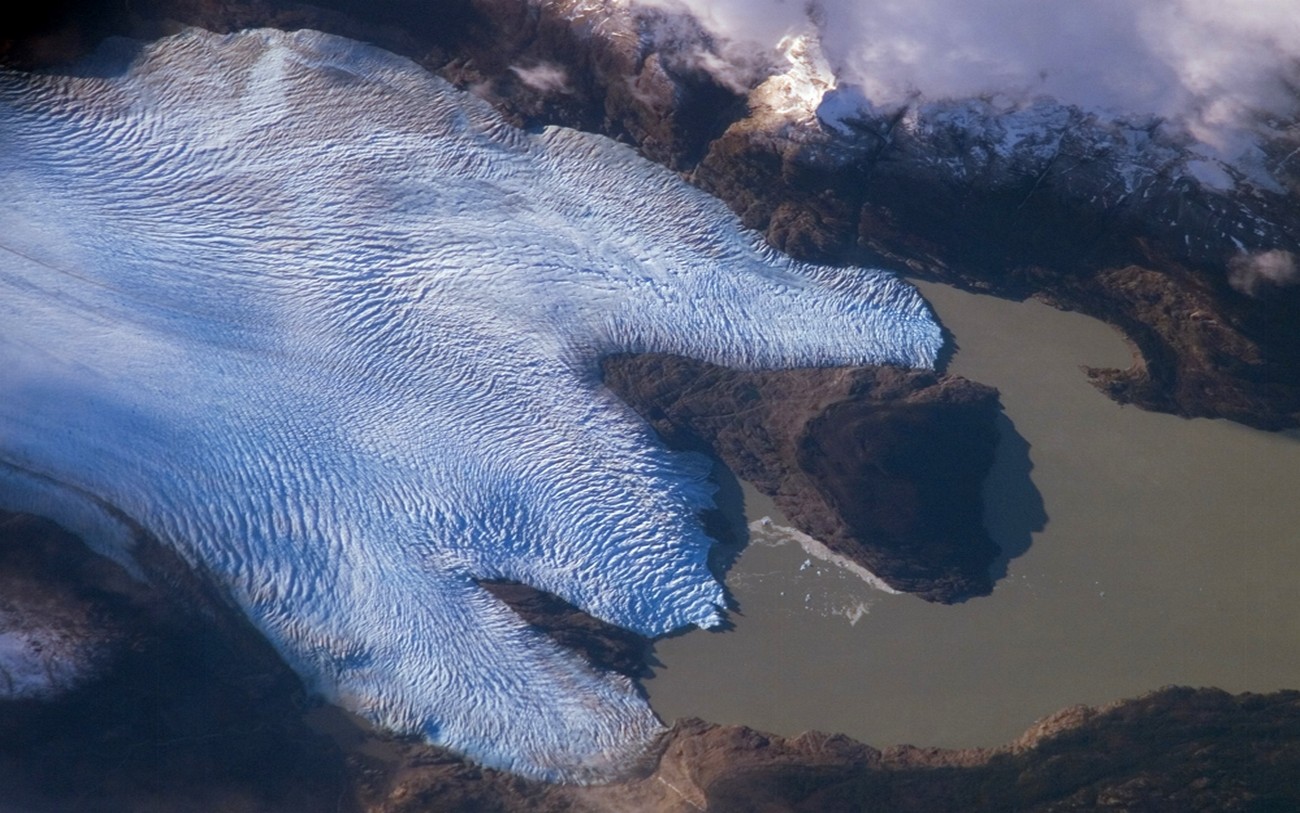Landscape Nature Glaciers Mountains Fjord Satellite Imagery Aerial View Sea Snow Chile 1300x813