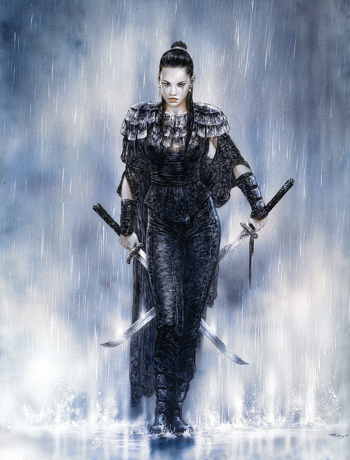 Luis Royo Women Fantasy Art Katana Warrior 1219x1600