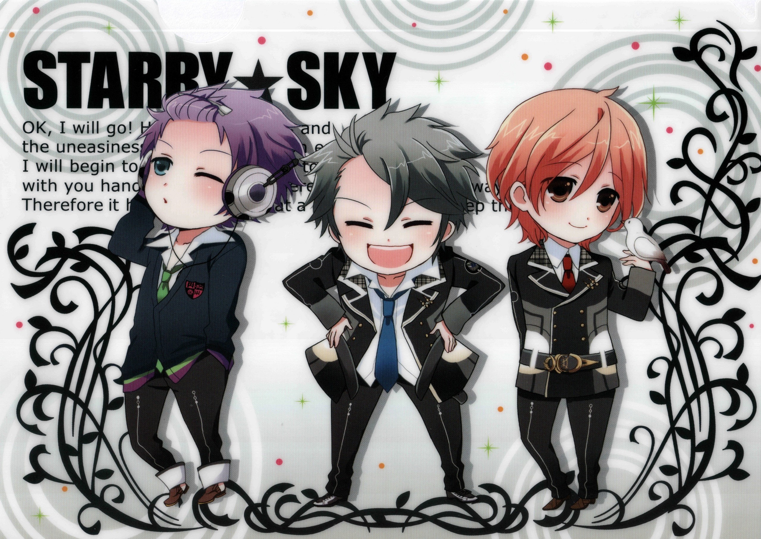 Anime Starry Sky 2560x1813