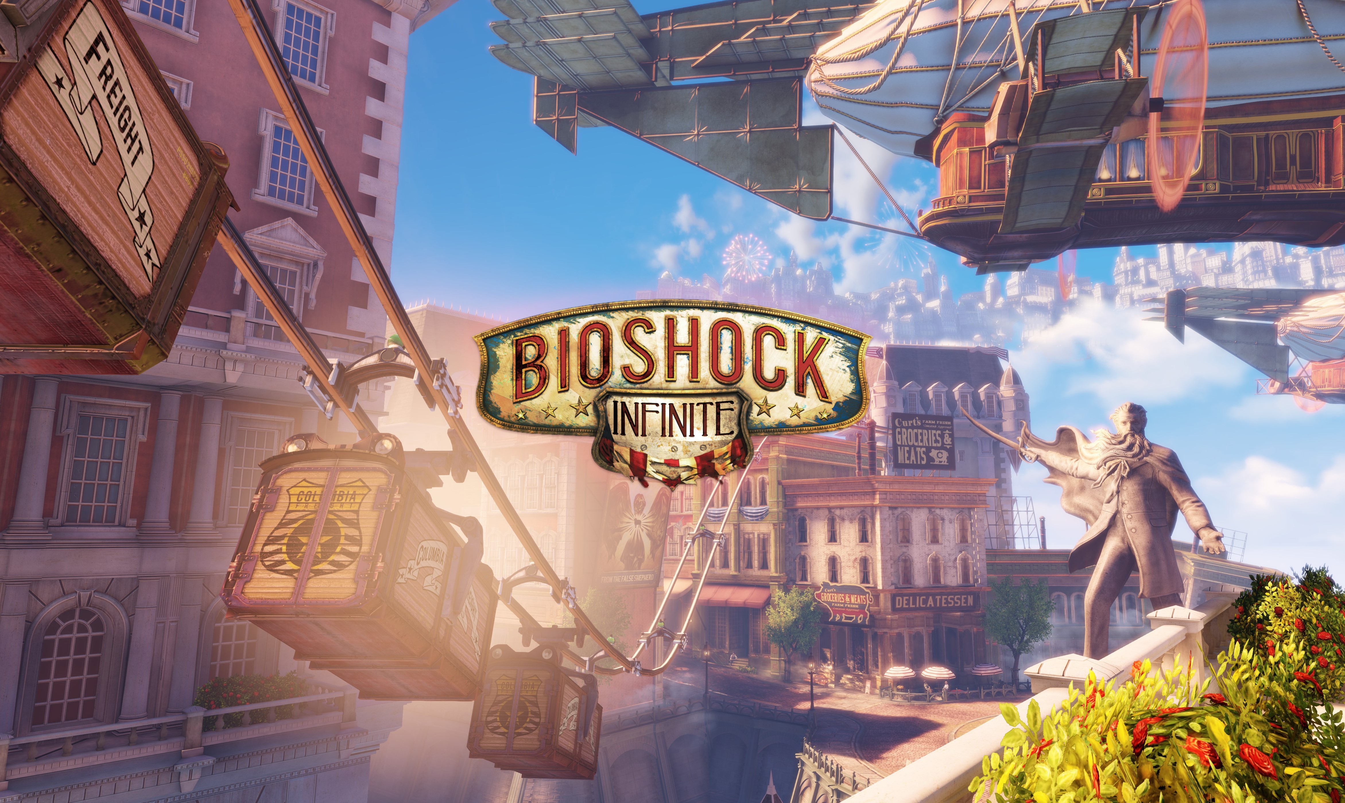 BioShock Infinite Video Games Screen Shot BioShock Columbia Bioshock 4686x2797