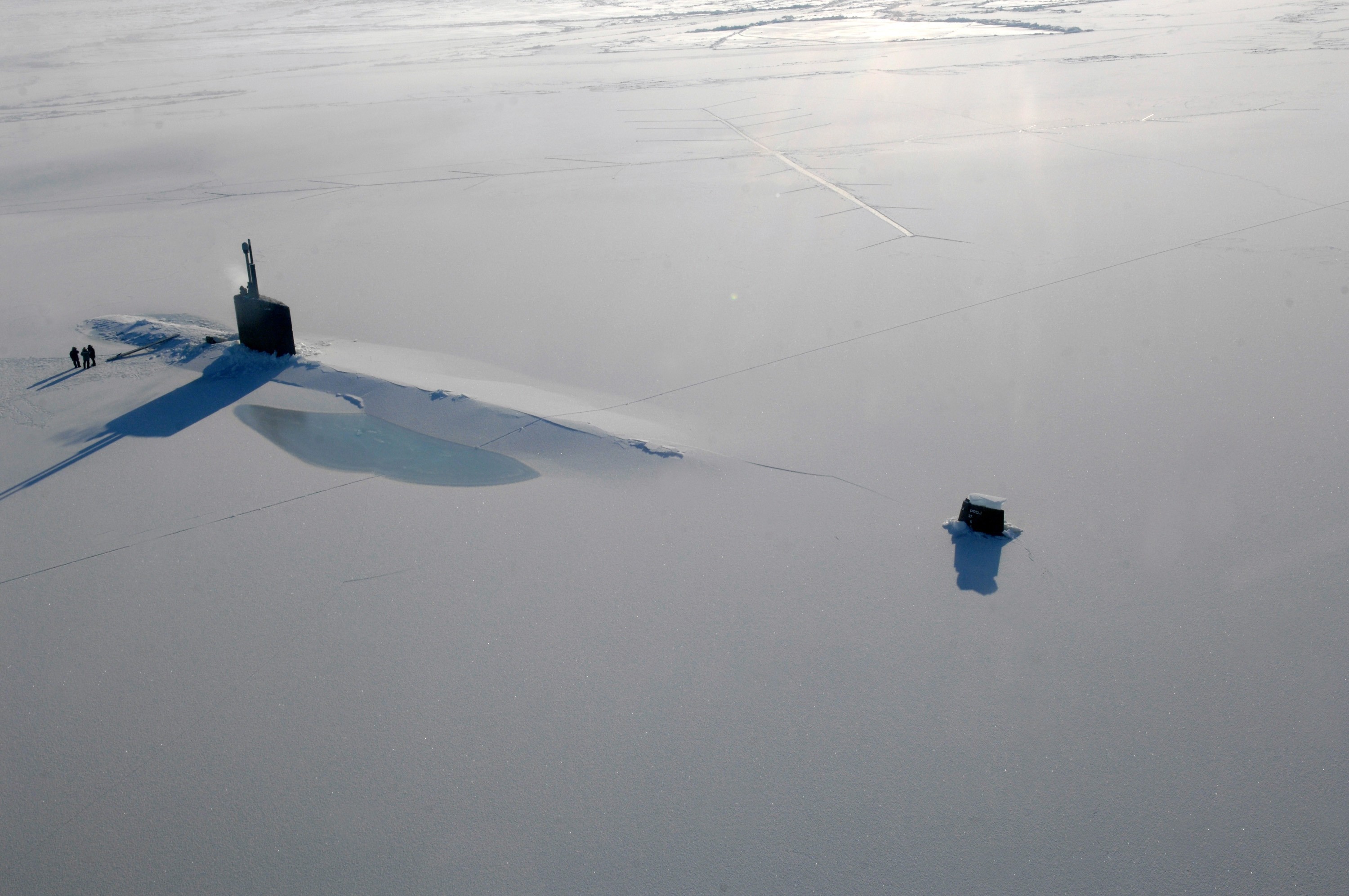 Nuclear Submarines Submarine Military Ice Snow Vehicle Arctic 3000x1993